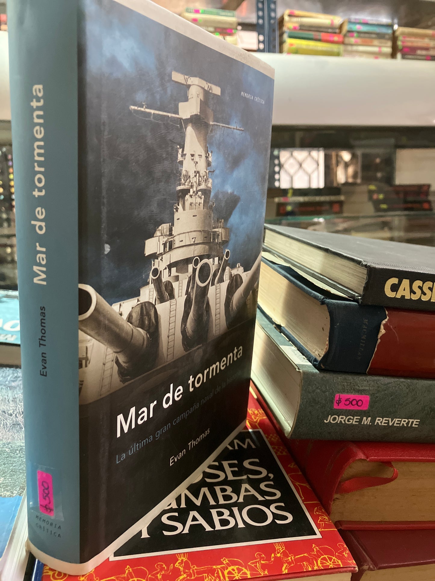 MAR DE TORMENTA POR EVAN THOMAS USADO HISTORIA ALDMA EDITORIAL CRITICA TAPA DURA LIBRO EN BUEN ESTADO