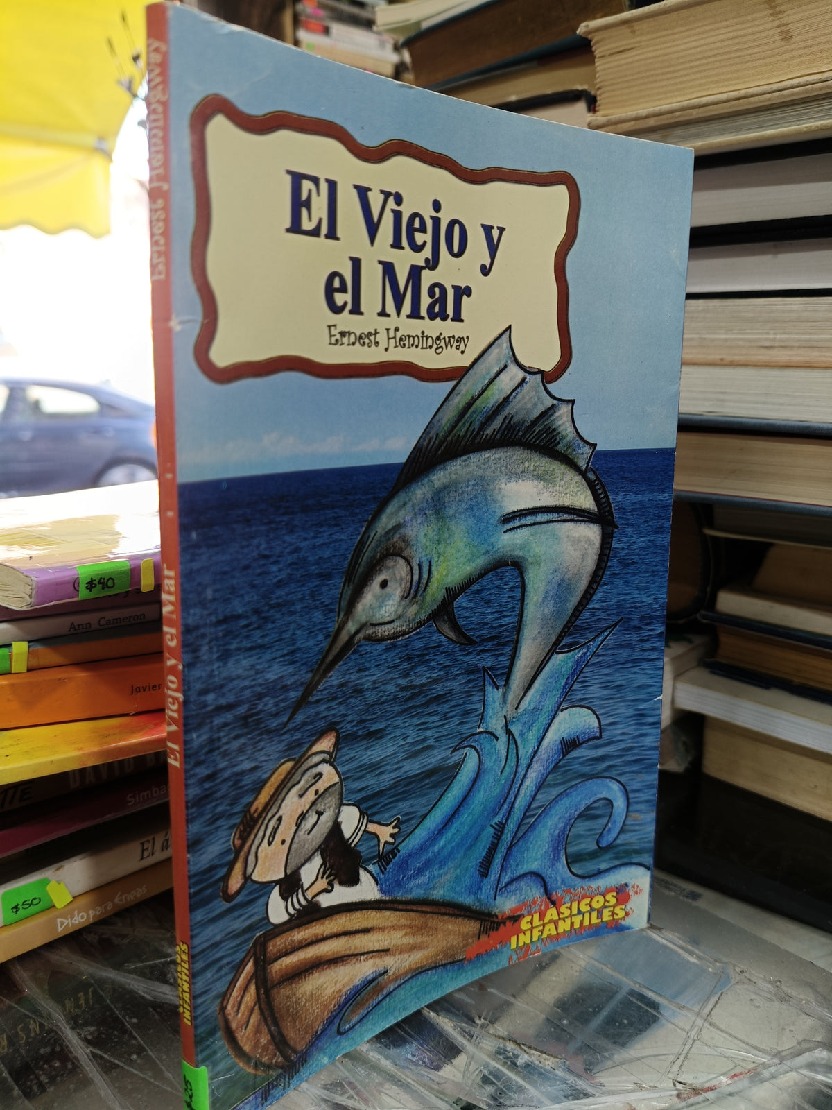 EL VIEJO Y EL MAR POR ERNEST  HEMINGWAY USADO INFANTIL JUAREZ 507