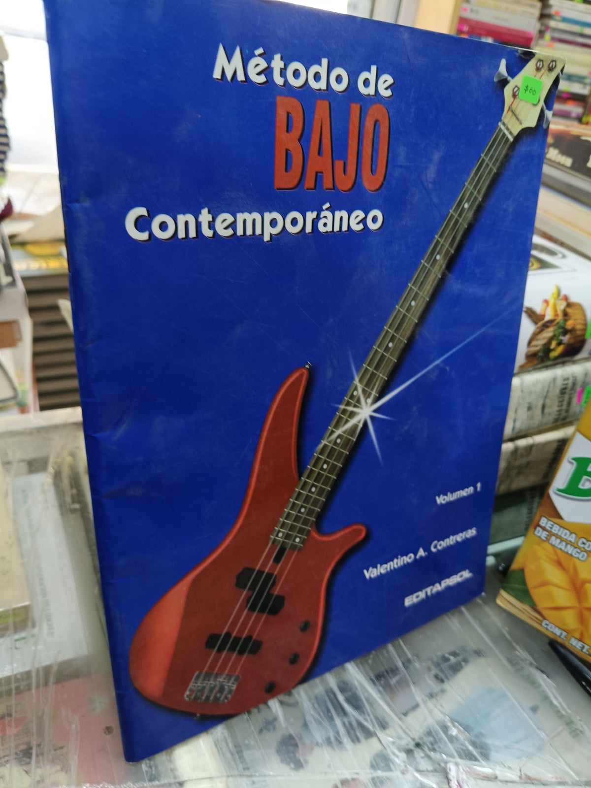 METODO DE BAJO CONTEMPORANEO POR VALENTINO A. CONTRERAS USADO MUSICA JUAREZ 507