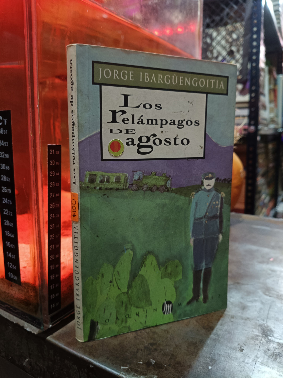 LOS RELAMPAGOS DE AGOSTO POR JORGE IBARGUENGOITIA USADO NOVELA ALDAMA