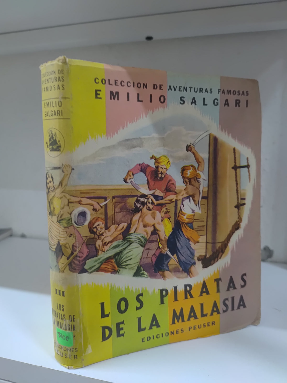 LOS PIRATAS DE LA MALASIA POR EMILIO SALGARI USADO NOVELAS JUAREZ 515