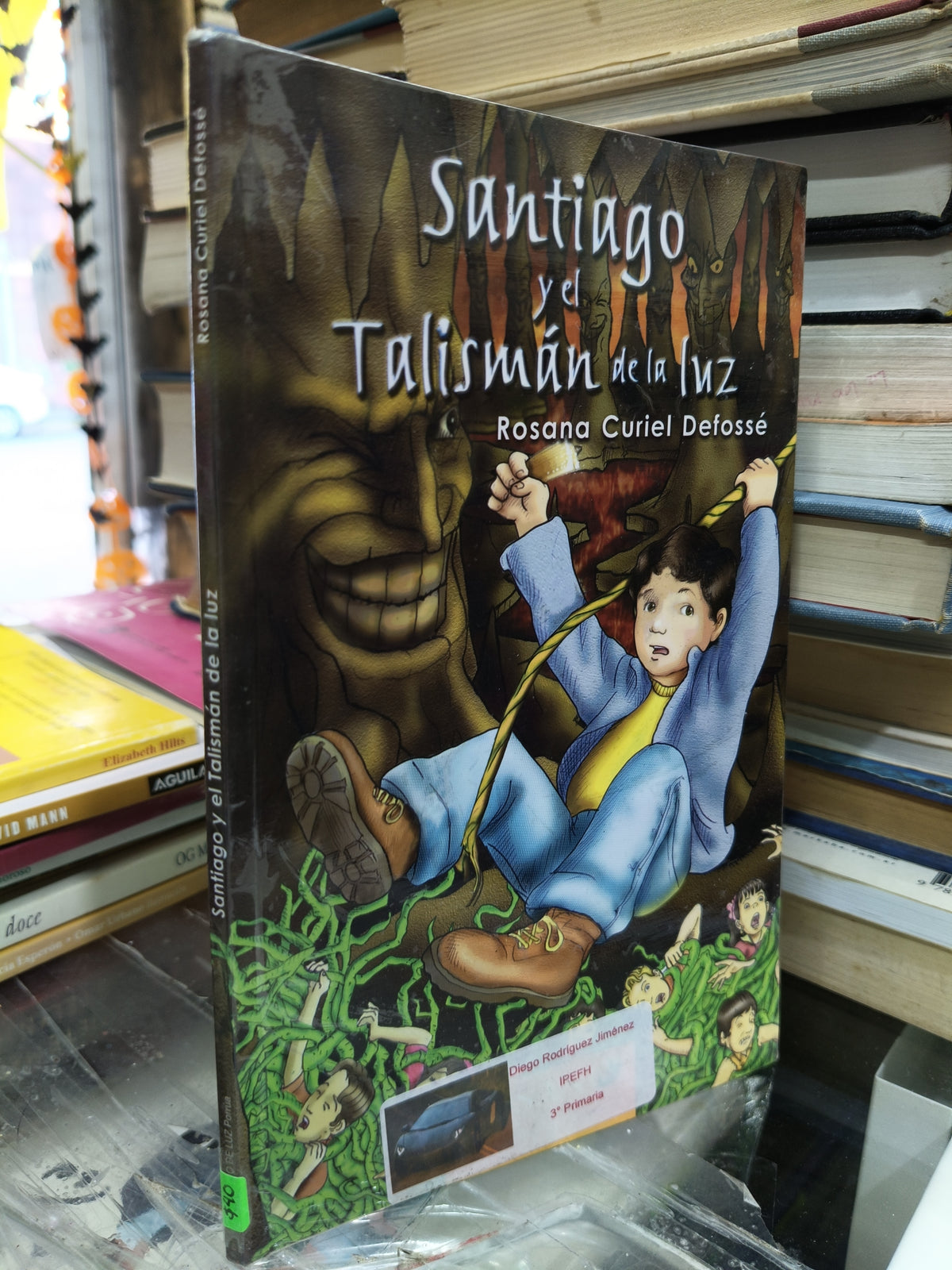 SANTIAGO Y EL TALISMAN DE LA LUZ POR ROSANA CURIEL DEFOSSE USADO INFANTIL JUAREZ 507