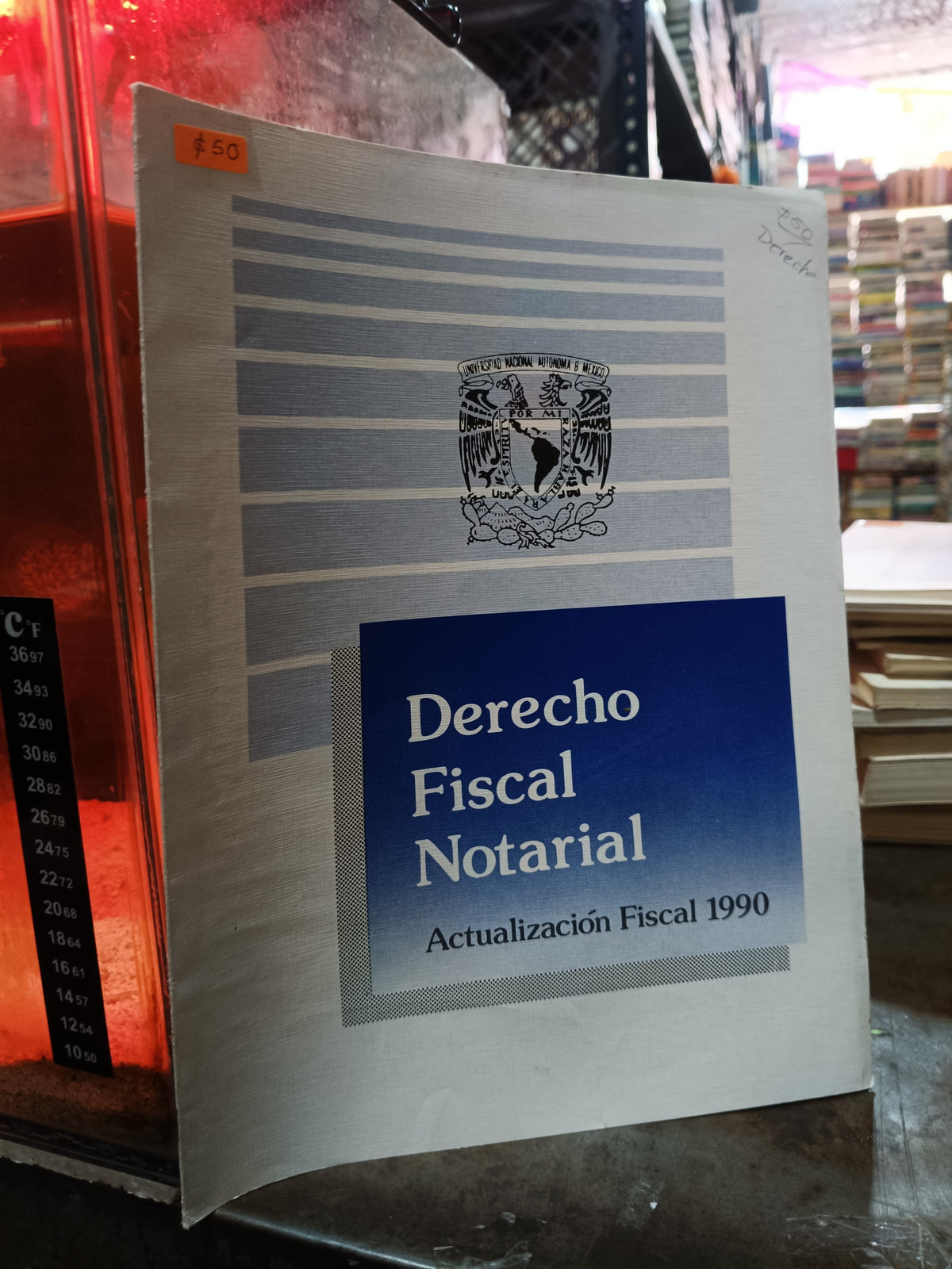 DERECHO FISCAL NOTARIAL ACTUALIZACION FISCAL 1990 USADO DERECHO ALDAMA