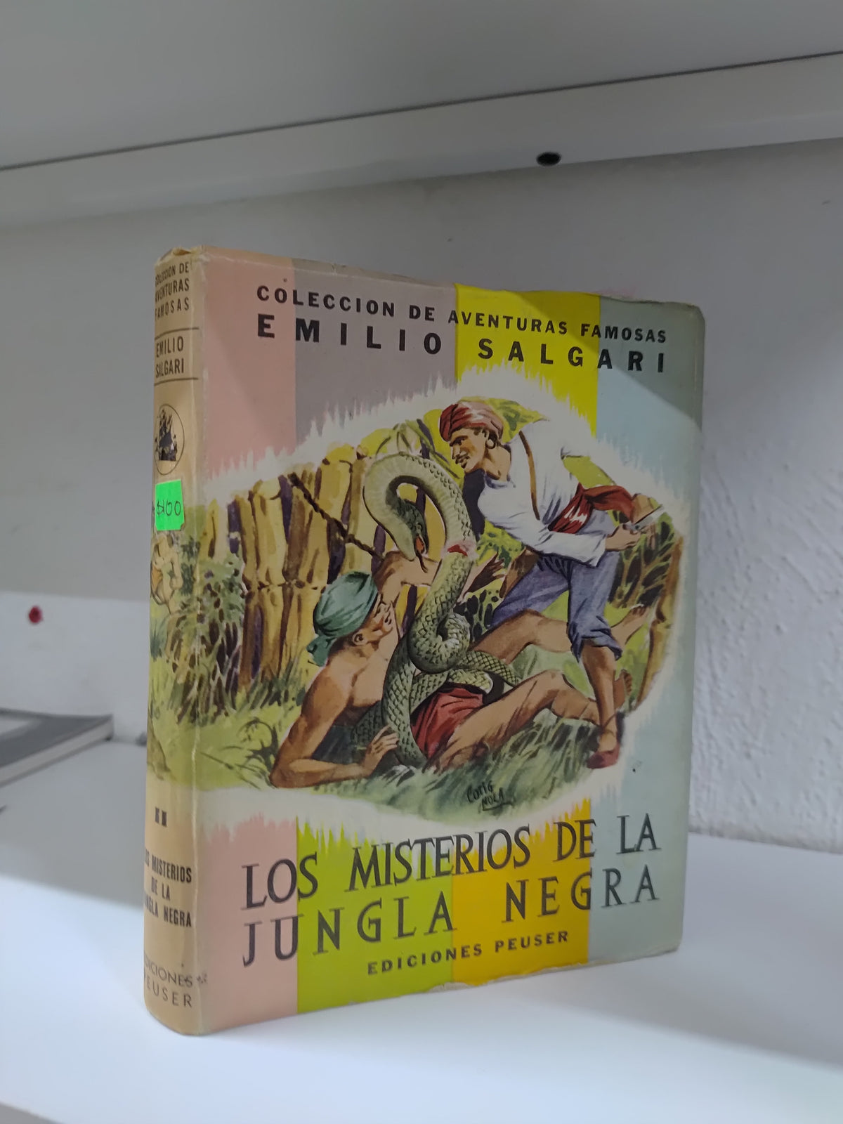 LOS MISTERIOS DE LA JUNGLA NEGRA POR EMILIO SALGARI USADO NOVELAS JUAREZ 515