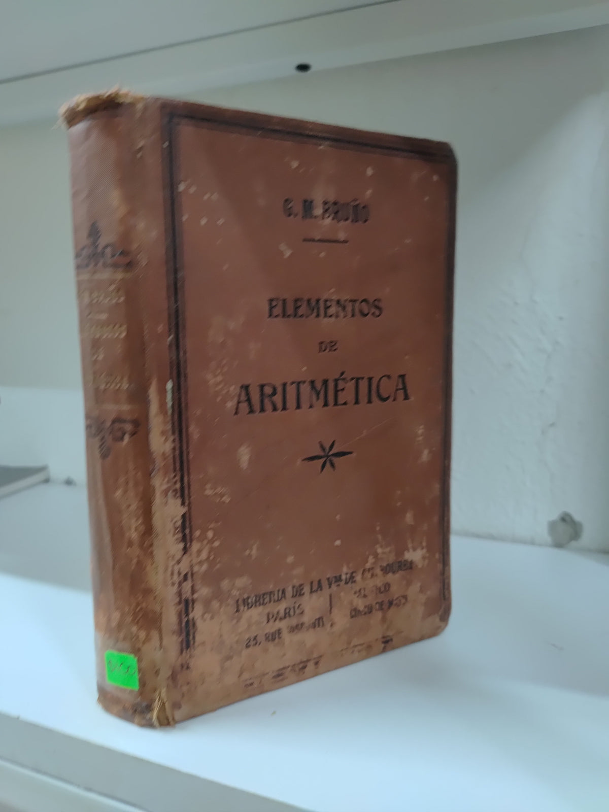 ELEMENTOS DE ARITMETICA POR G. M. BRUÑO USADO MATEMÁTICAS JUAREZ 515