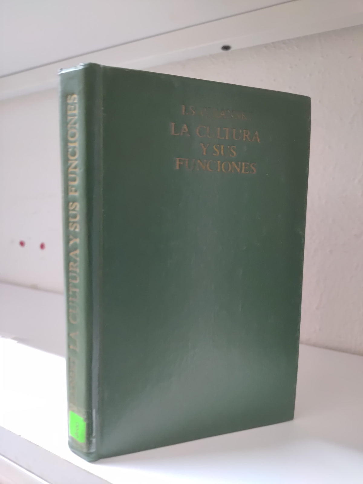 LA CULTURA Y SUS FUNCIONES POR I. SAVRANSKI USADO SOCIOLOGIA JUAREZ 515