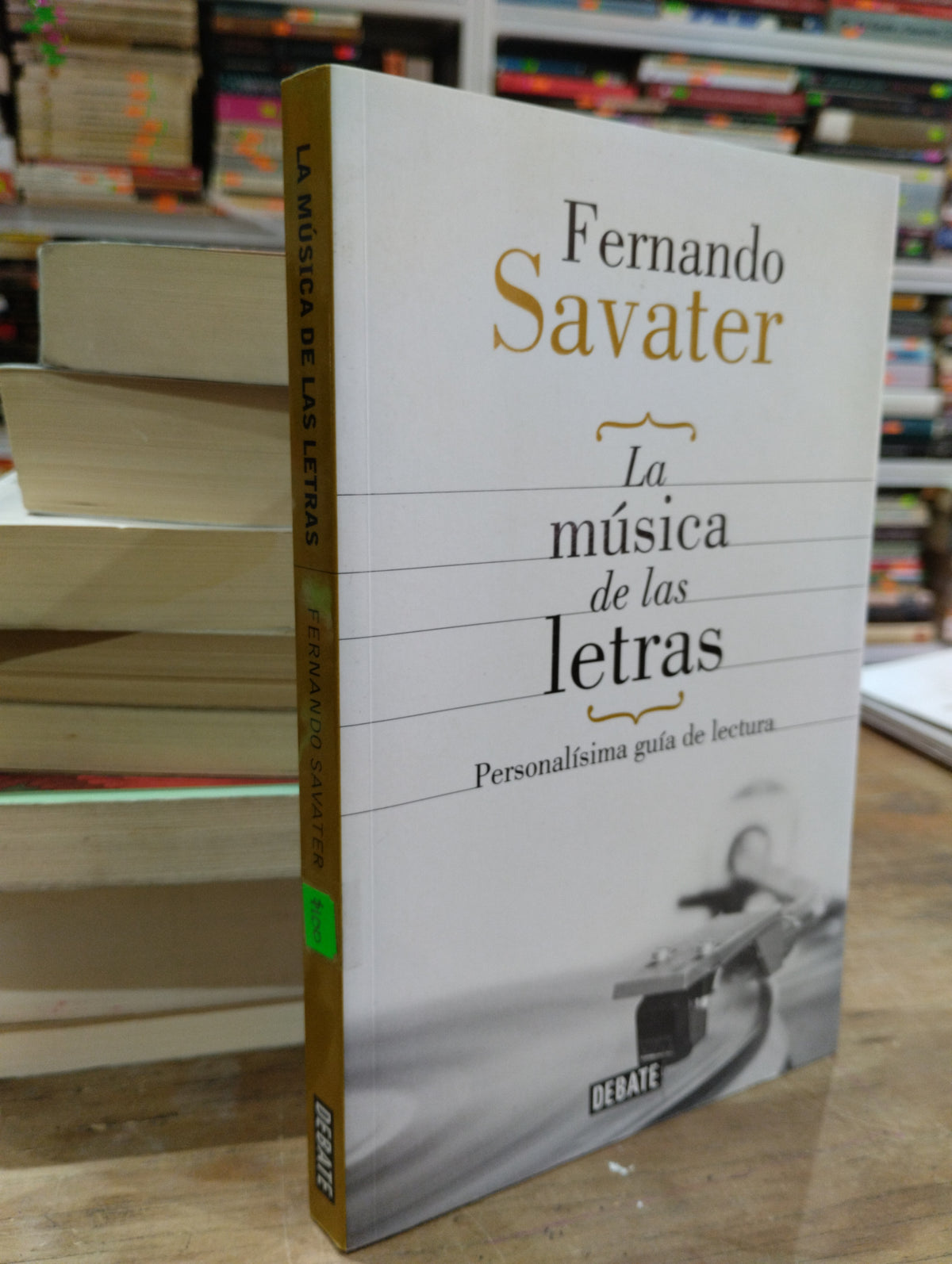 LA MUSICA DE LAS LETRAS POR FERNANDO SAVATER USADO NOVELAS JUAREZ 515