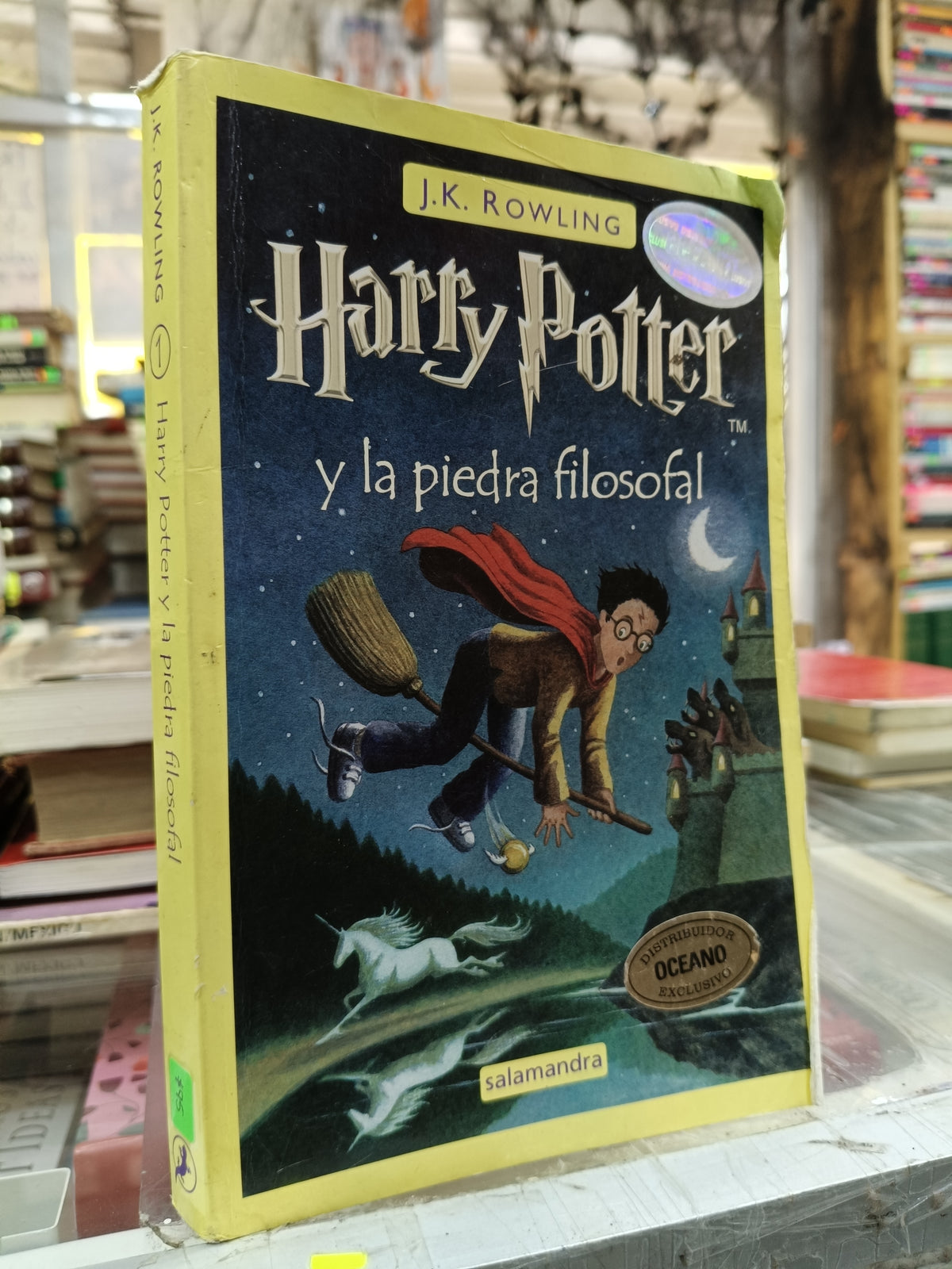 HARRY POTTER Y LA PIEDRA FILOSOFAL 1 POR J.K. ROWLING USADO NOVELA JUAREZ 507