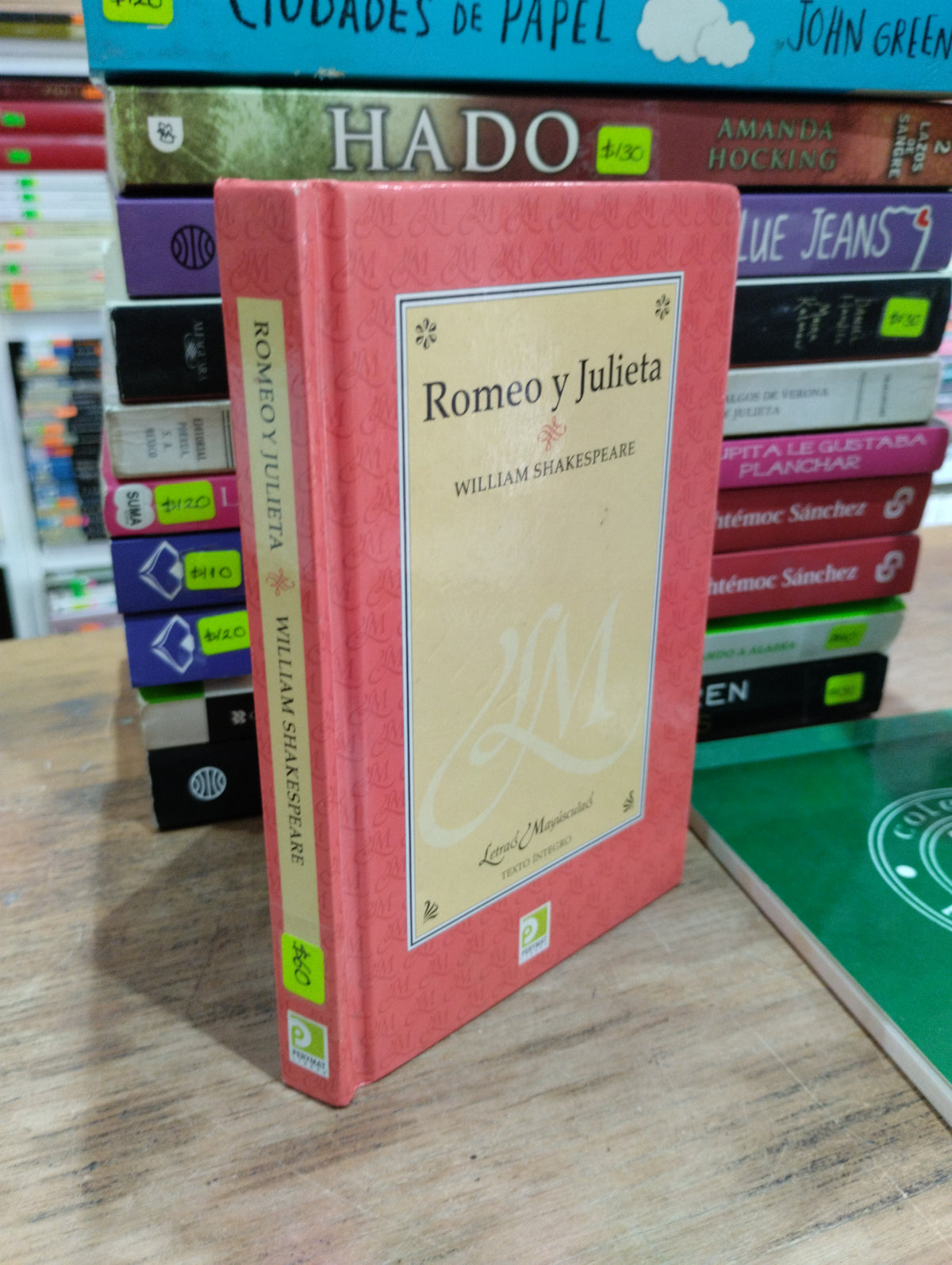 ROMEO Y JULIETA POR WILLIAM SHAKESPEARE USADO NOVELAS JUAREZ 515