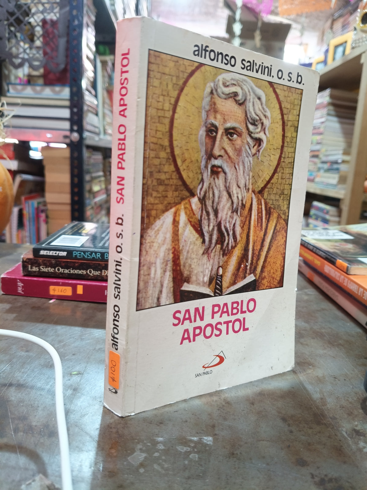 SAN PABLO APOSTOL POR ALFONSO SALVINI USADO RELIGIÓN ALDAMA