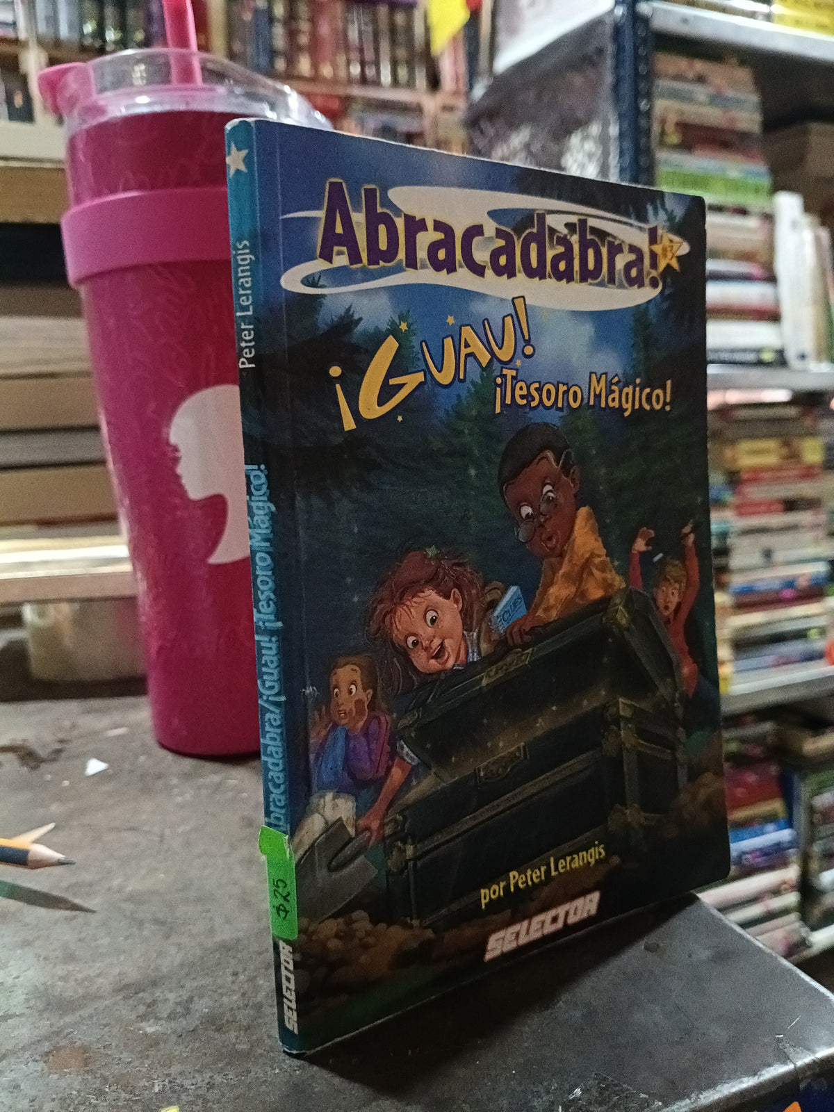 ABRACADABRA GUAU TESORO MAGICO POR PETER LERANGIS USADO INFANTIL ALDAMA