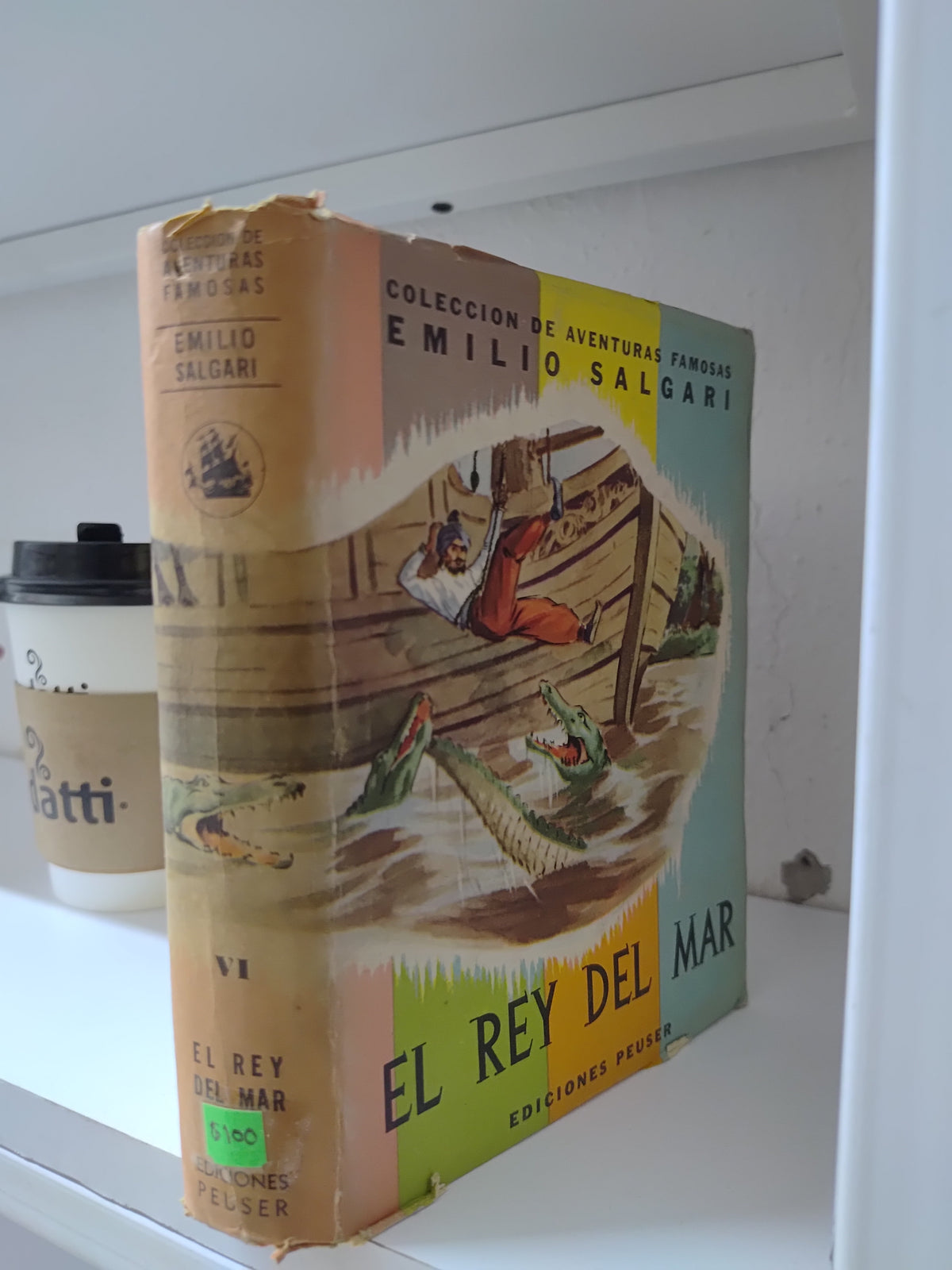 EL REY DEL MAR POR EMILIO SALGARI USADO NOVELAS JUAREZ 515