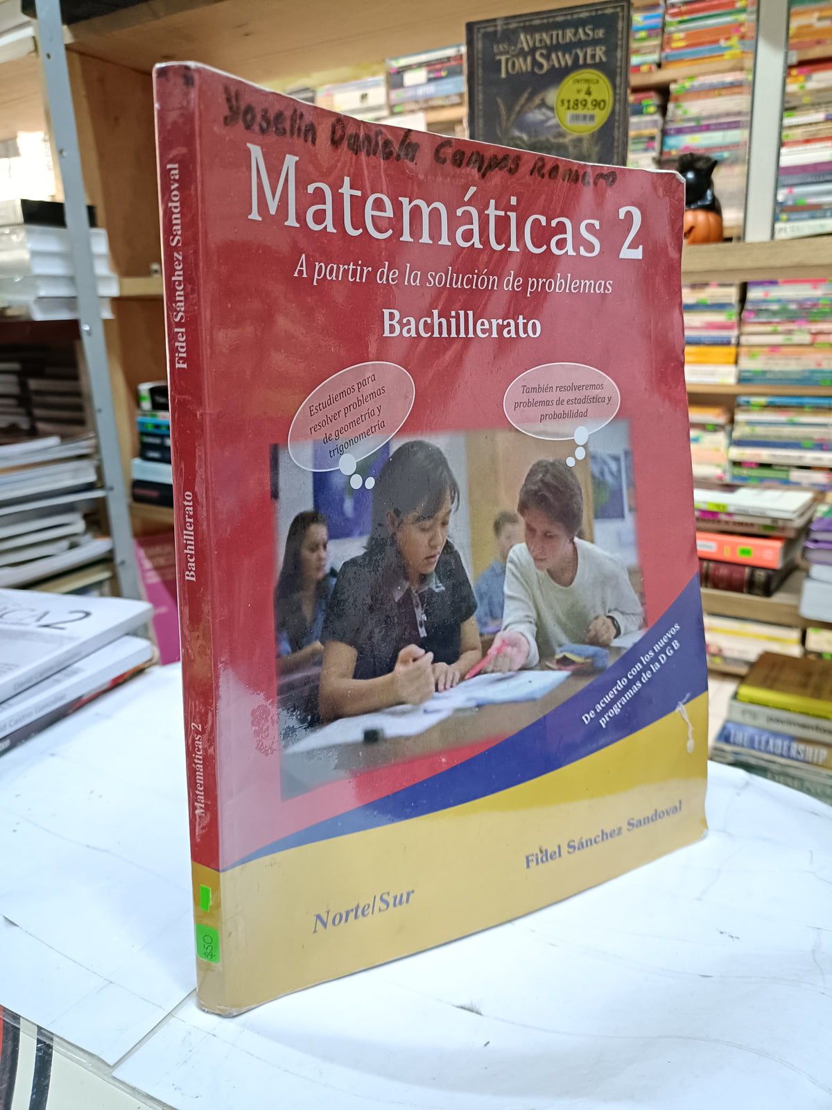 MATEMATICAS 2 BACHILLERATO POR FIDEL SANCHEZ USADO MATEMATICAS LITERARIO 207