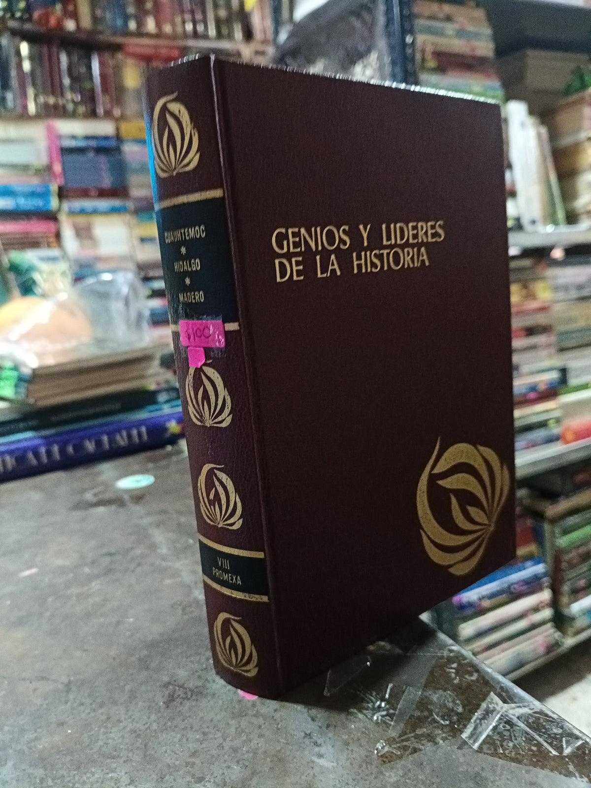 GENIOS Y LIDERES DE LA HISTORIA CUAUHTEMOC HIDALGO MADERO VIII USADO HISTORIA ALDAMA