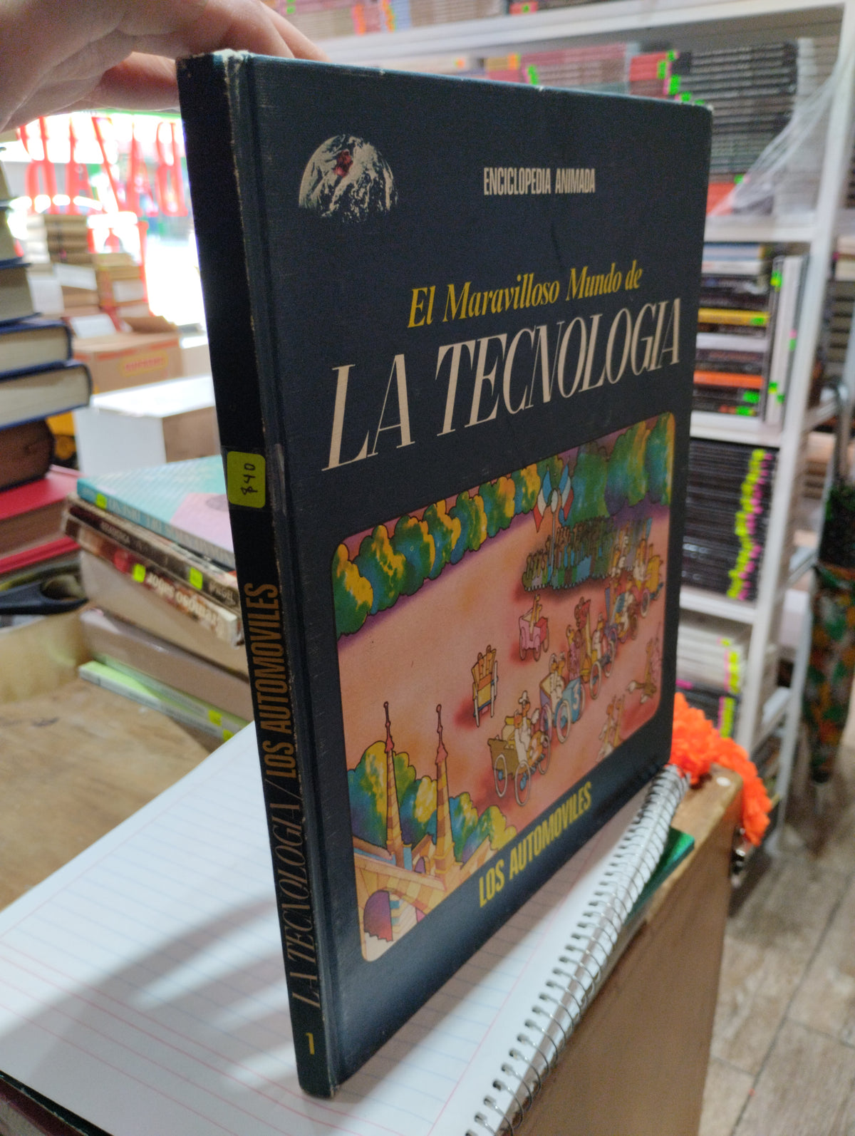 EL MARAVILLOSO MUNDO DE LA TECNOLOGIA LOS AUTOMOVILES ENCICLOPEDIA ANIMADA POR DANIEL MALLO USADO CIENCIA JUAREZ 515
