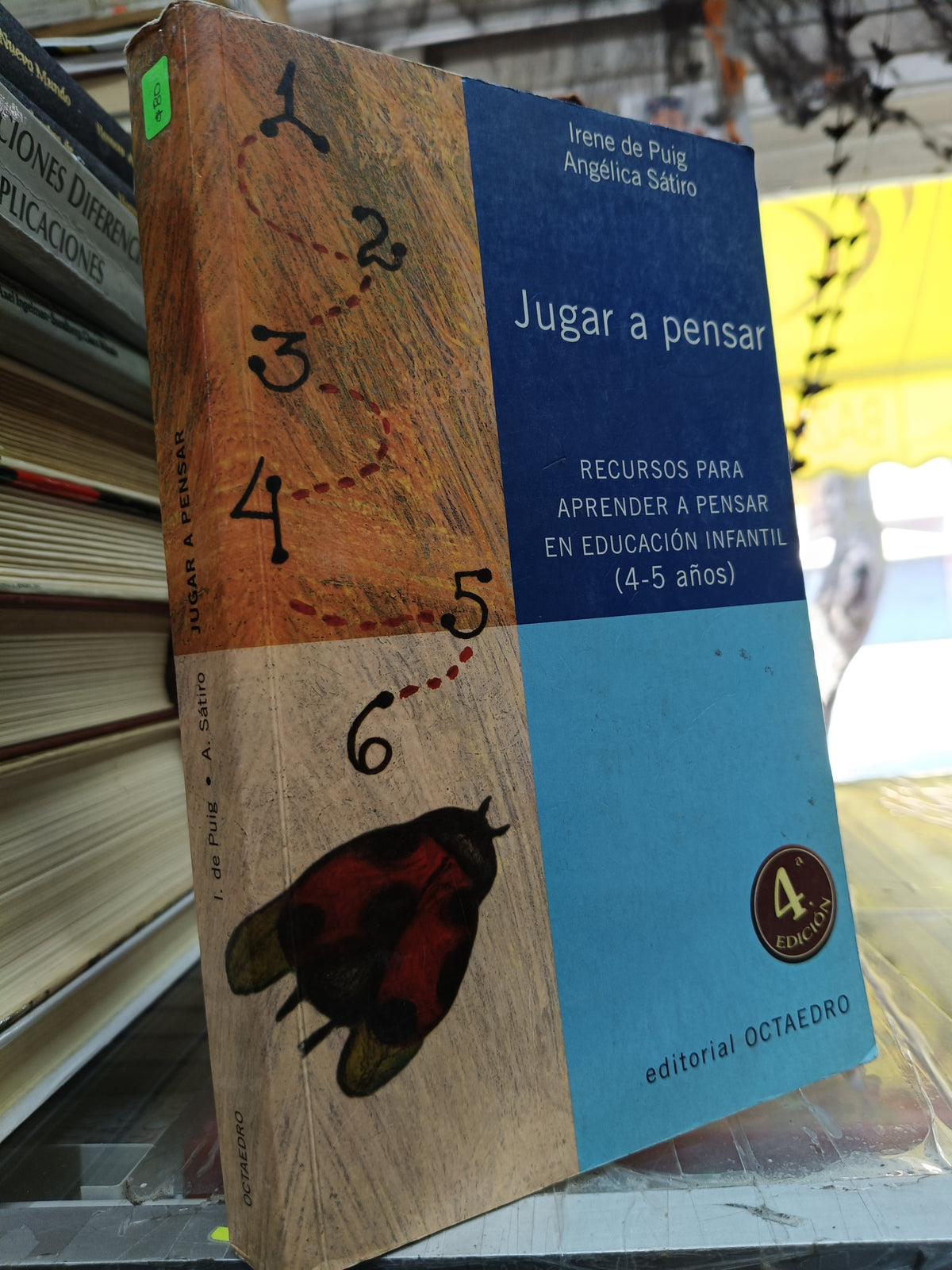 JUGAR A PENSAR POR IRENE DE PUIG ANGELICA SATIRO USADO EDUCACION JUAREZ 507