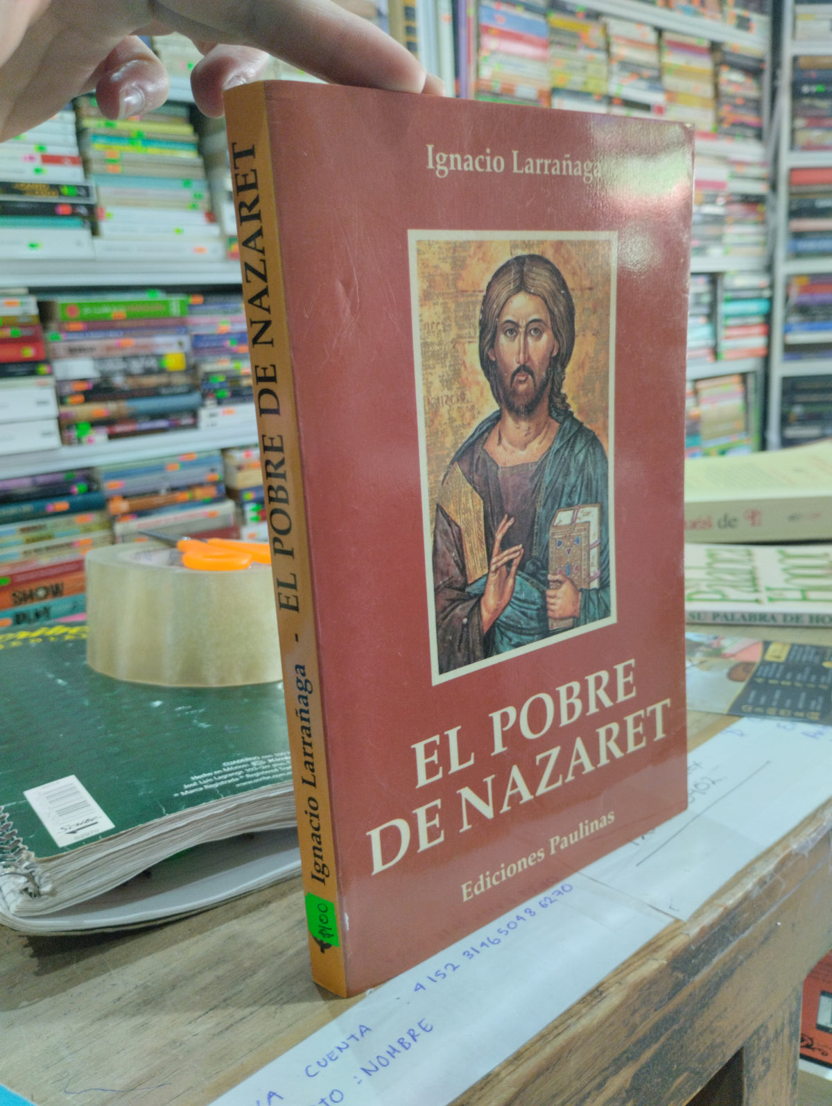 EL POBRE DE NAZARET POR IGNACIO LARRAÑAGA USADO RELIGION JUAREZ 515