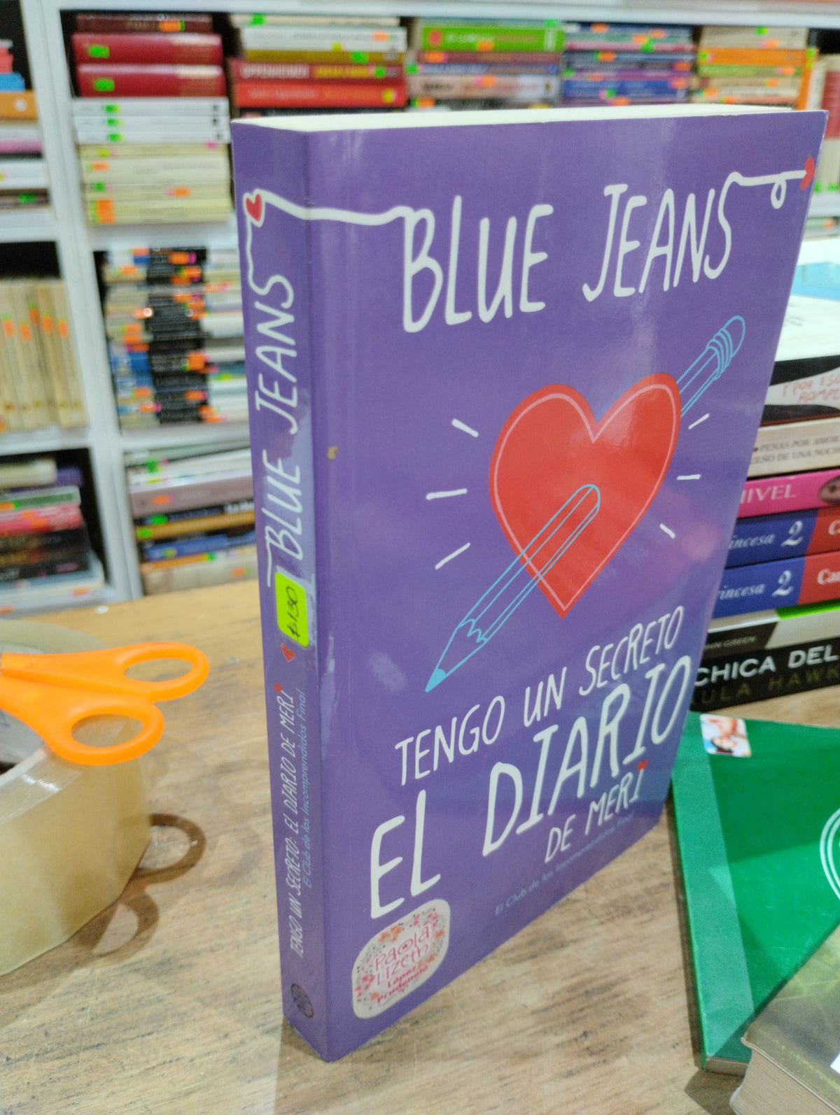 TENGO UN SECRETO EL DIARIO DE MERI POR BLUE JEANS USADO NOVELAS JUAREZ 515