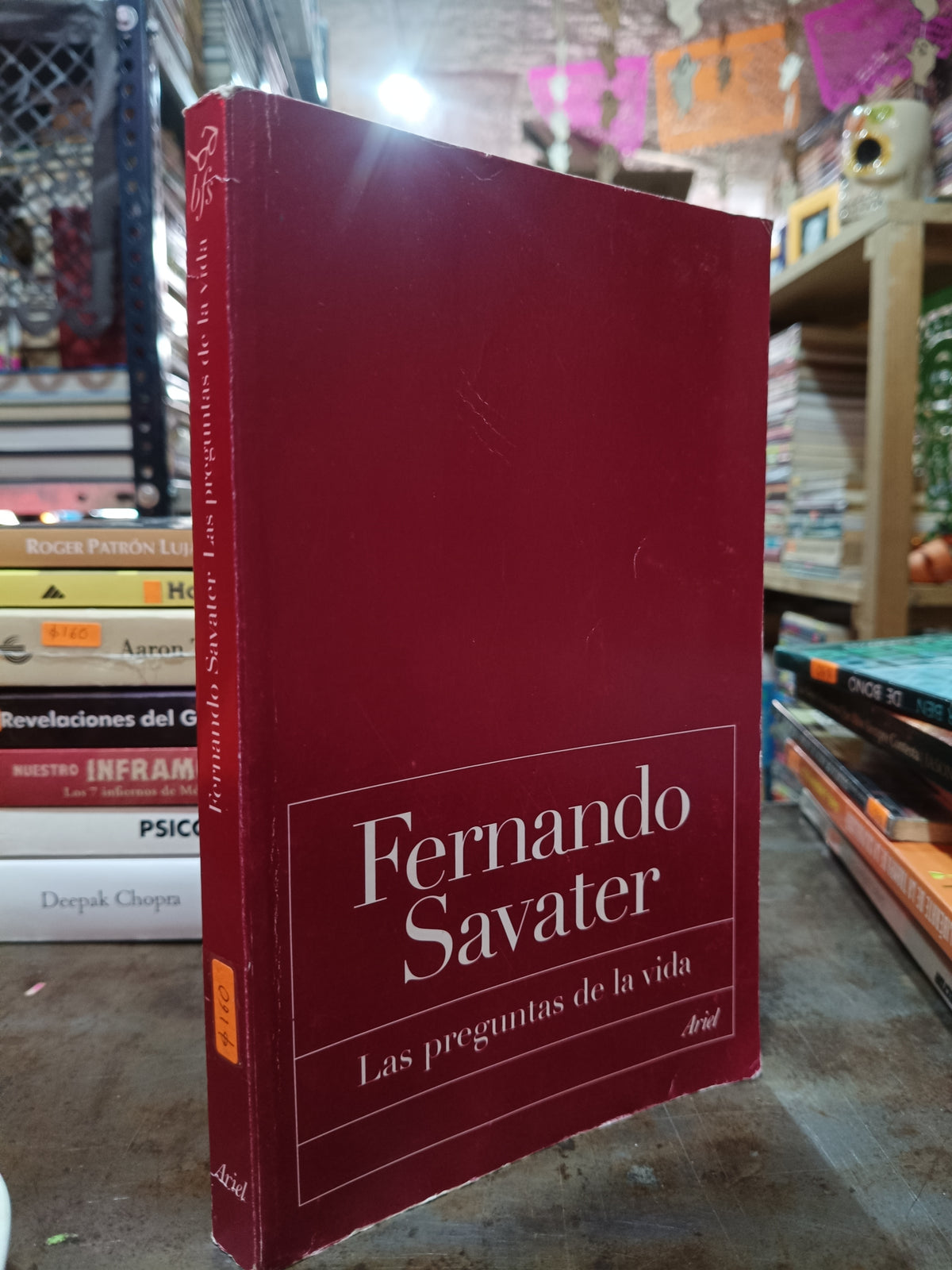 LAS PREGUNTAS DE LA VIDA POR FERNANDO SAVATER USADO SUPERACION PERSONAL ALDAMA
