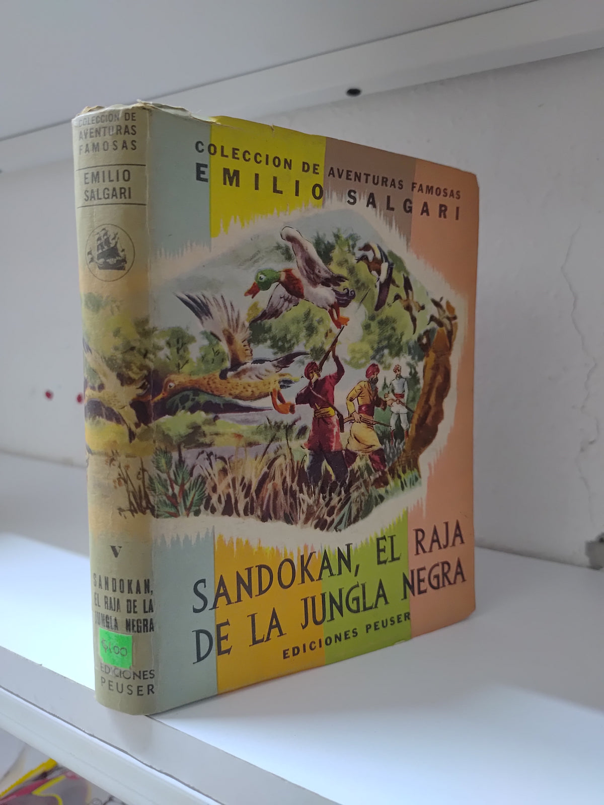 SANDOKAN EL RAJA DE LA JUNGLA MEGRA POR EMILIO SALGARI USADO NOVELAS JUAREZ 515