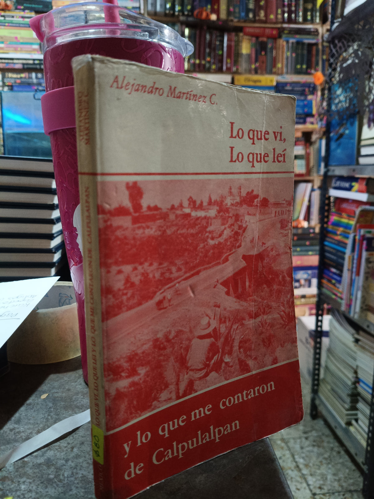 LO QUE VI LO QUE LEI Y LO WUE ME CONTARON DE CALPULALPAN POR ALEJANDRO MARTINEZ C USADO HISTORIA ALDAMA