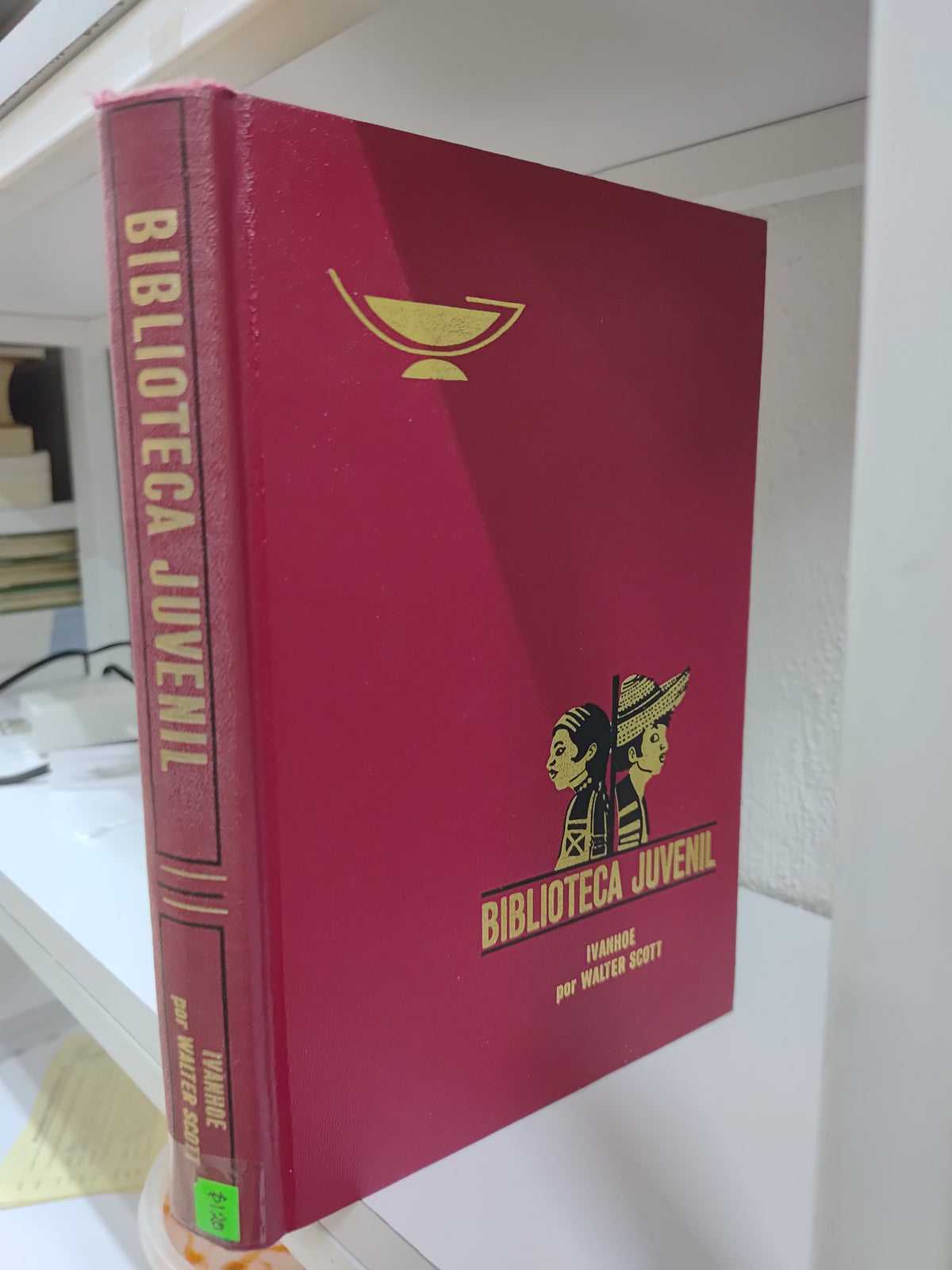 BIBLIOTECA JUVENIL IVANHOE POR WALTER SCOTT USADO NOVELAS JUAREZ 515