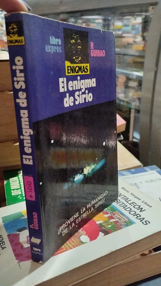 EL ENIGNA DE SIRIO DE PEDRO GUIRAO LIBRO USADO HISTORIA ALDAMA EDITORIAL LIBRO EXPRES EN BUEN ESTADO