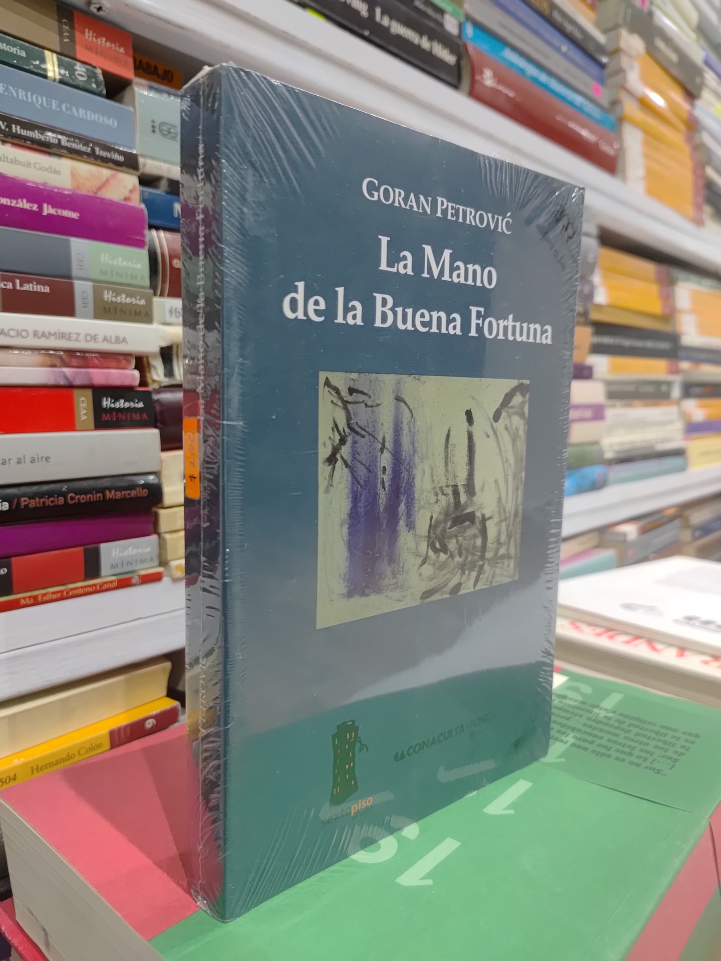 LA MANO DE LA BUENA FORTUNA POR GORAN PETROVIC USADO NOVELAS JUAREZ 515