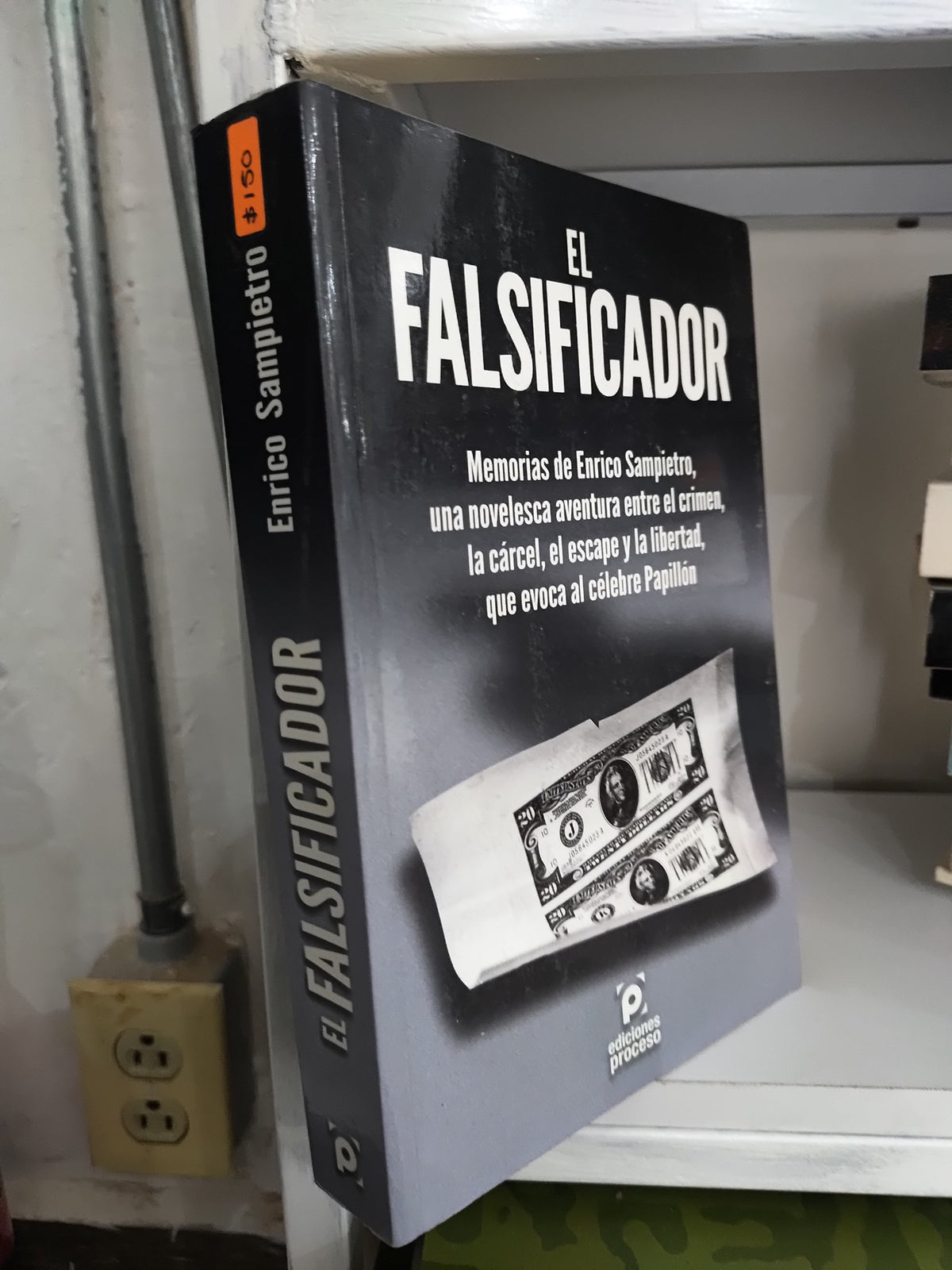 EL FALSIFICADOR POR ENRICO SAMPIETRO USADO NOVELAS JUAREZ 515