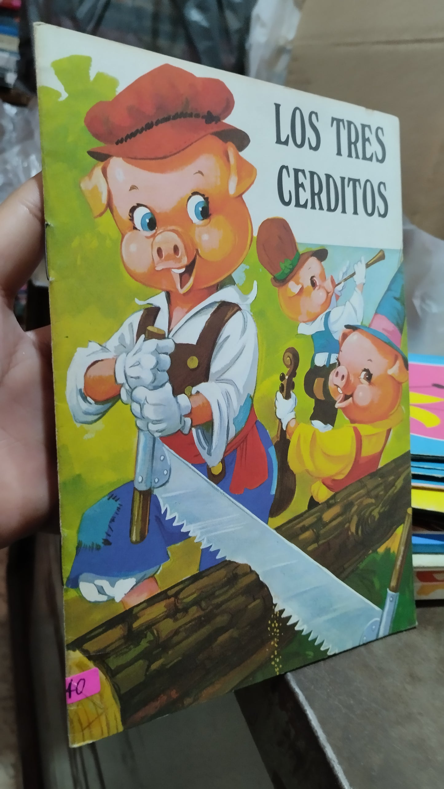 LOS TRES CERDITOS POR EDITORIAL LUZARRA LIBRO USADO INFANTIL ALDAMA