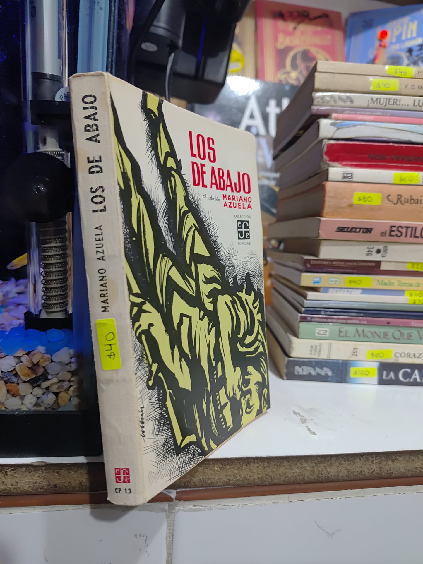 LOS DE ABAJO POR MARIANO AZUELA USADO NOVELAS JUAREZ
