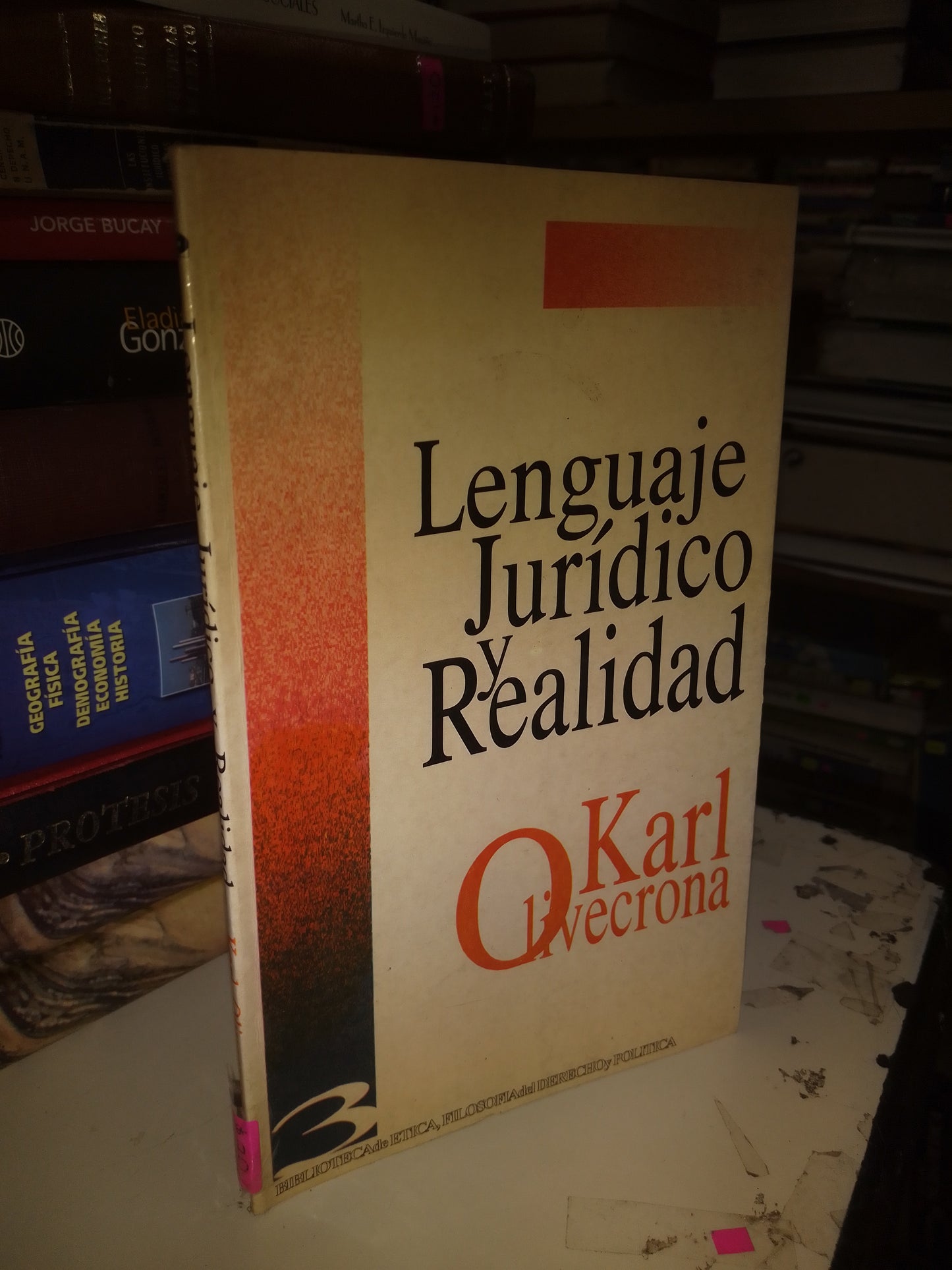 LENGUAJE JURÍDICO Y REALIDAD POR KARL OLIVECRONA USADO DERECHO LITERARIO 207