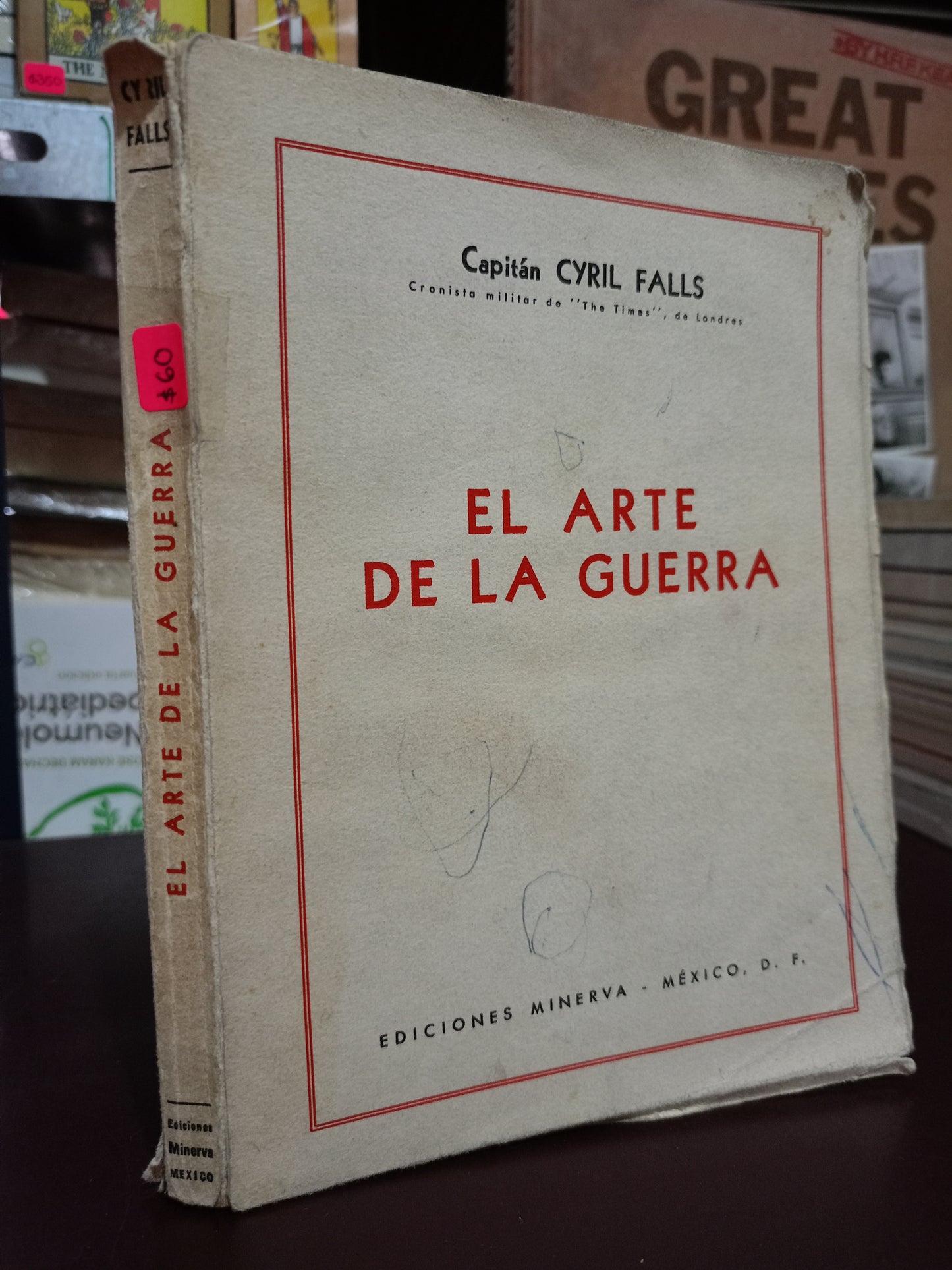 EL ARTE DE LA GUERRA POR CYRIL FALLS USADO SUPERACIÓN PERSONAL LITERARIO 305
