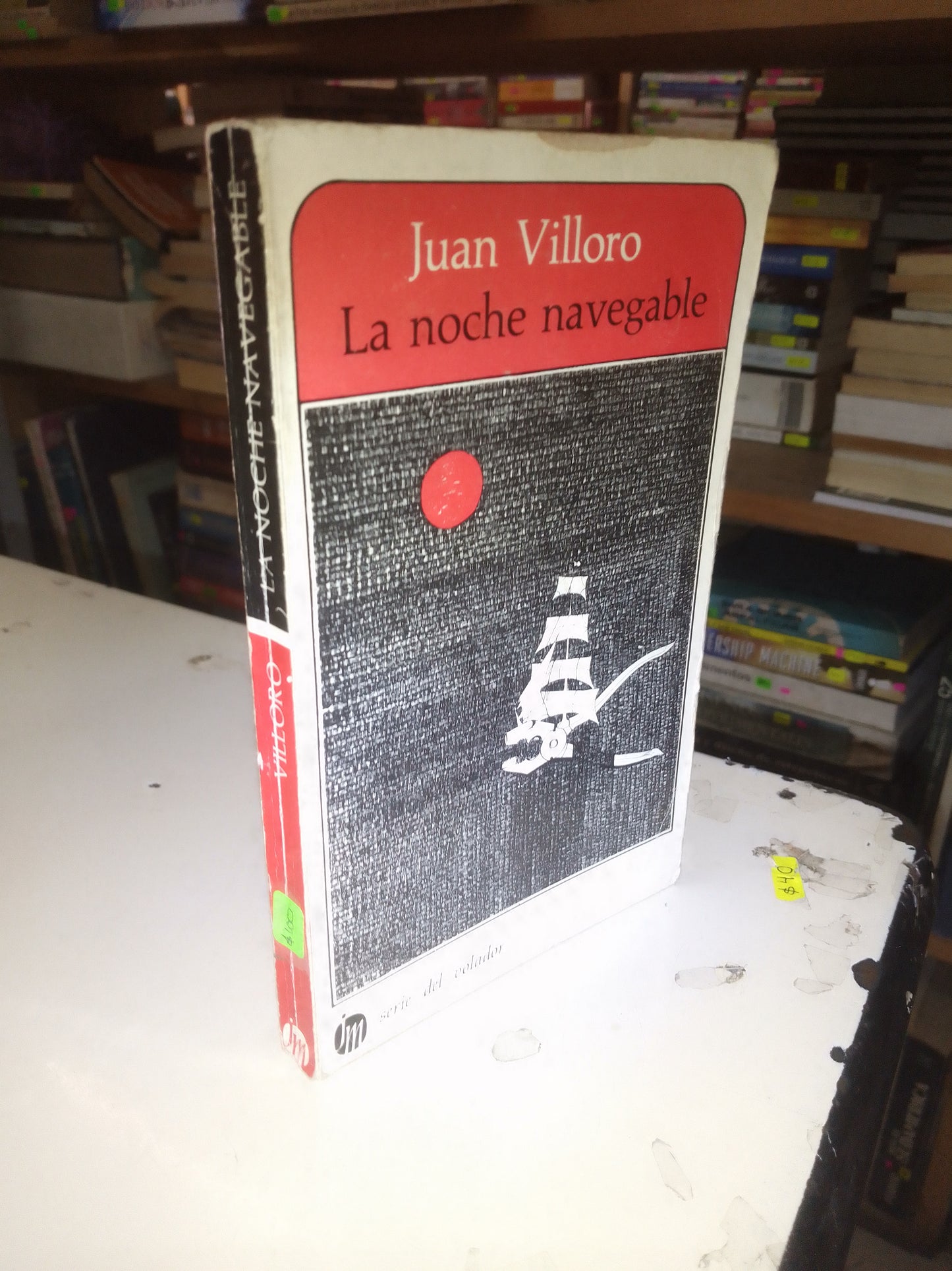 LA NOCHE NAVEGABLE POR JUAN VILLORO USADO NOVELA LITERARIO 207