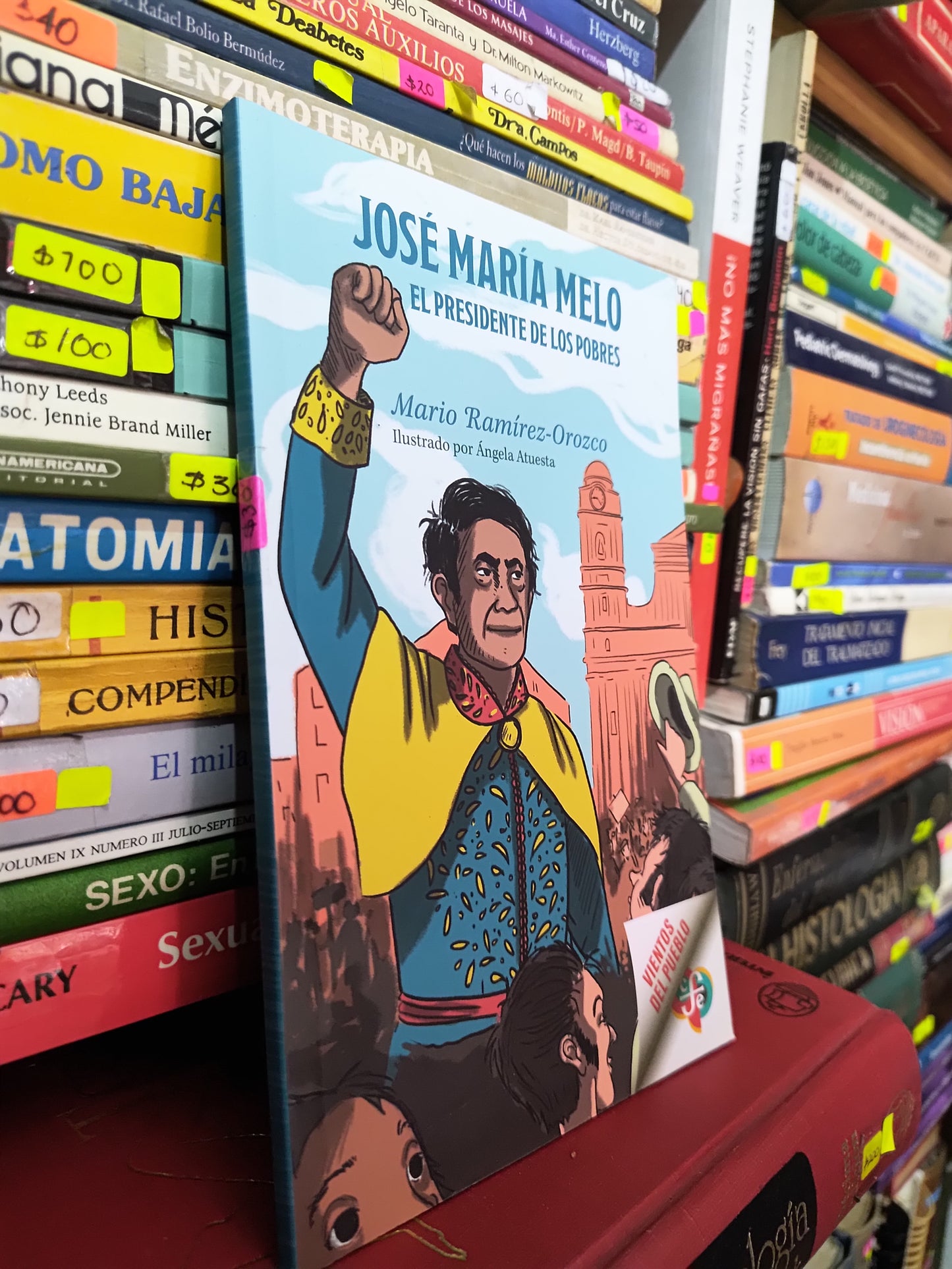 JOSE MARIA MELO EL PRESIDENTE DE LOS POBRES POR MARIO RAMIREZ OROZCO USADO NOVELAS LITERARIO 305