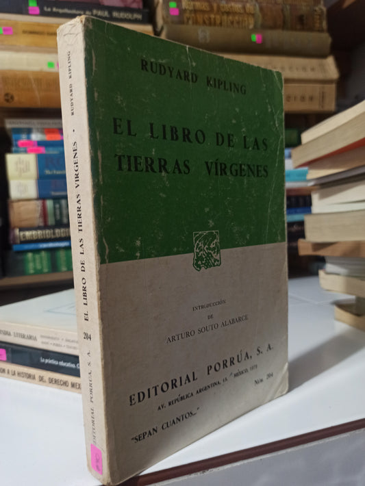 EL LIBRO DE LAS TIERRAS VIRGENES POR RUDYARD KIPLING USADO NOVELAS JUÁREZ