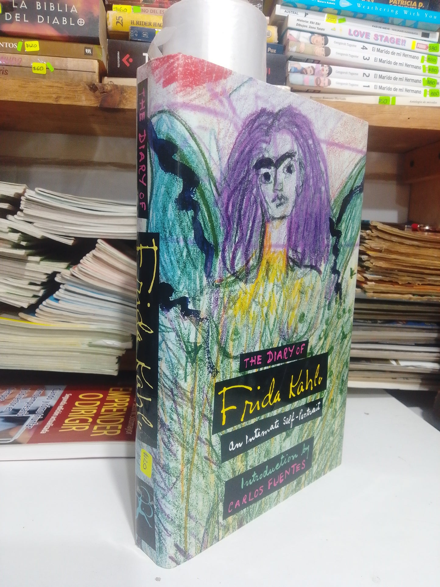 THE DIARY OF FRIDA KAHLO POR CARLOS FUENTES, USADO, HISTORIA, JUAREZ 515