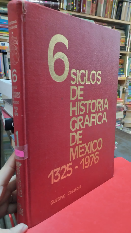 6 SIGLOS DE HISTORIA GRAFICA DE MEXICO 1325 1976 LIBRO USADO HISTORIA ALDAMA