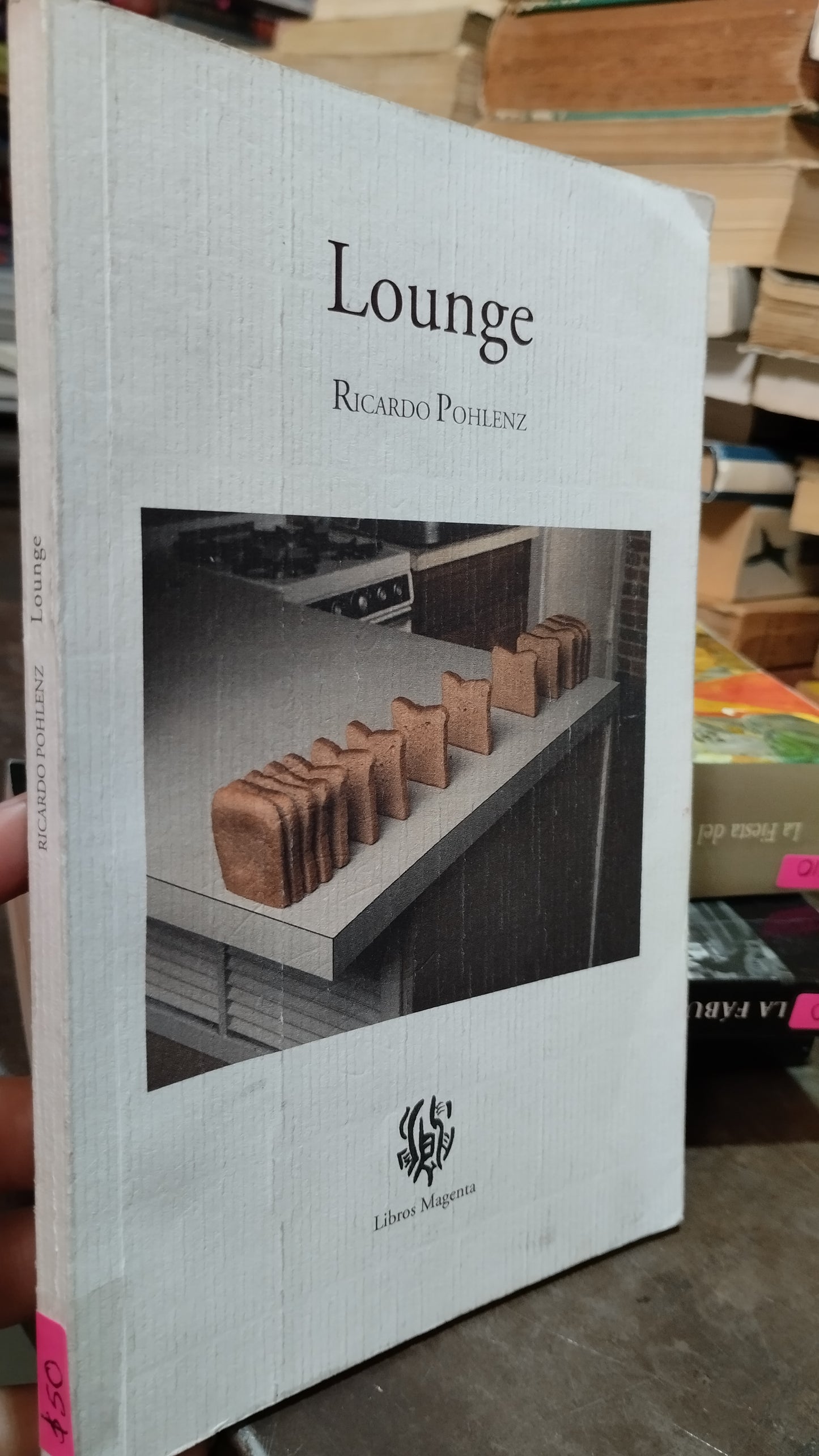 LOUNGE POR RICARDO POHLENZ LIBRO USADO NOVELAS ALDAMA