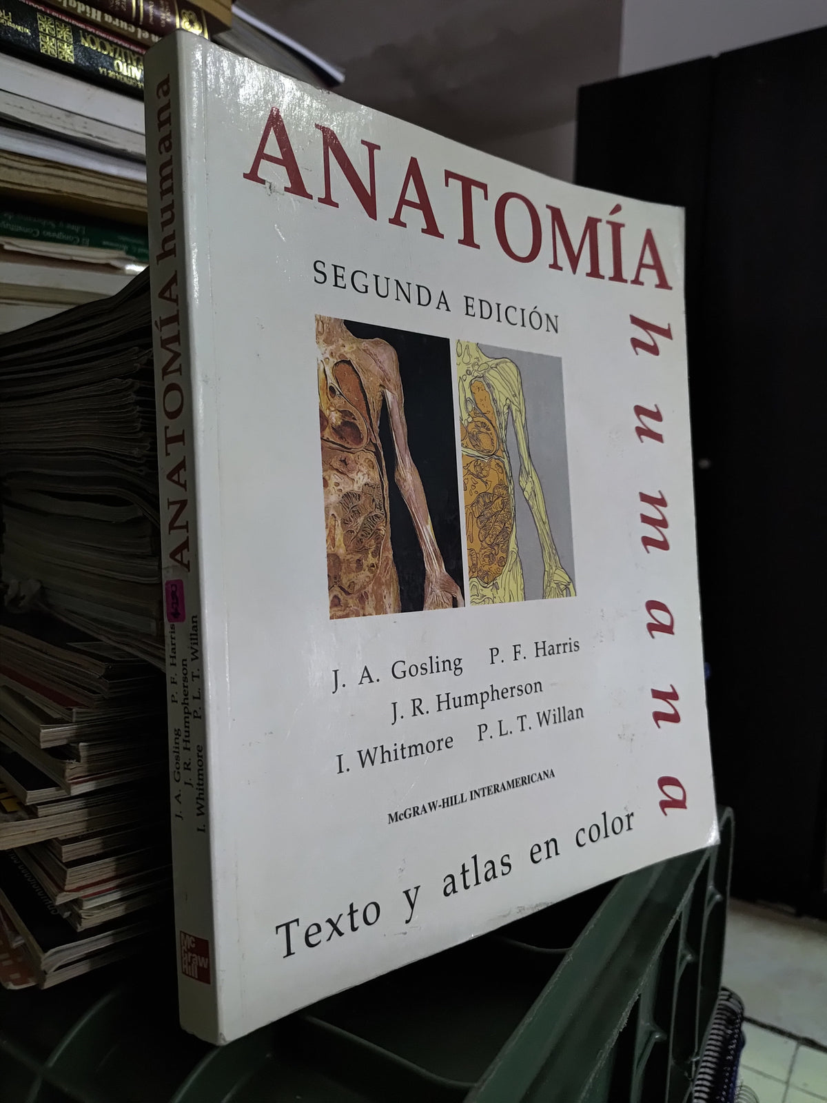 ANATOMIA HUMANA SEGUNDA EDICION POR VARIOS AUTORES USADO SALUD JUAREZ 515