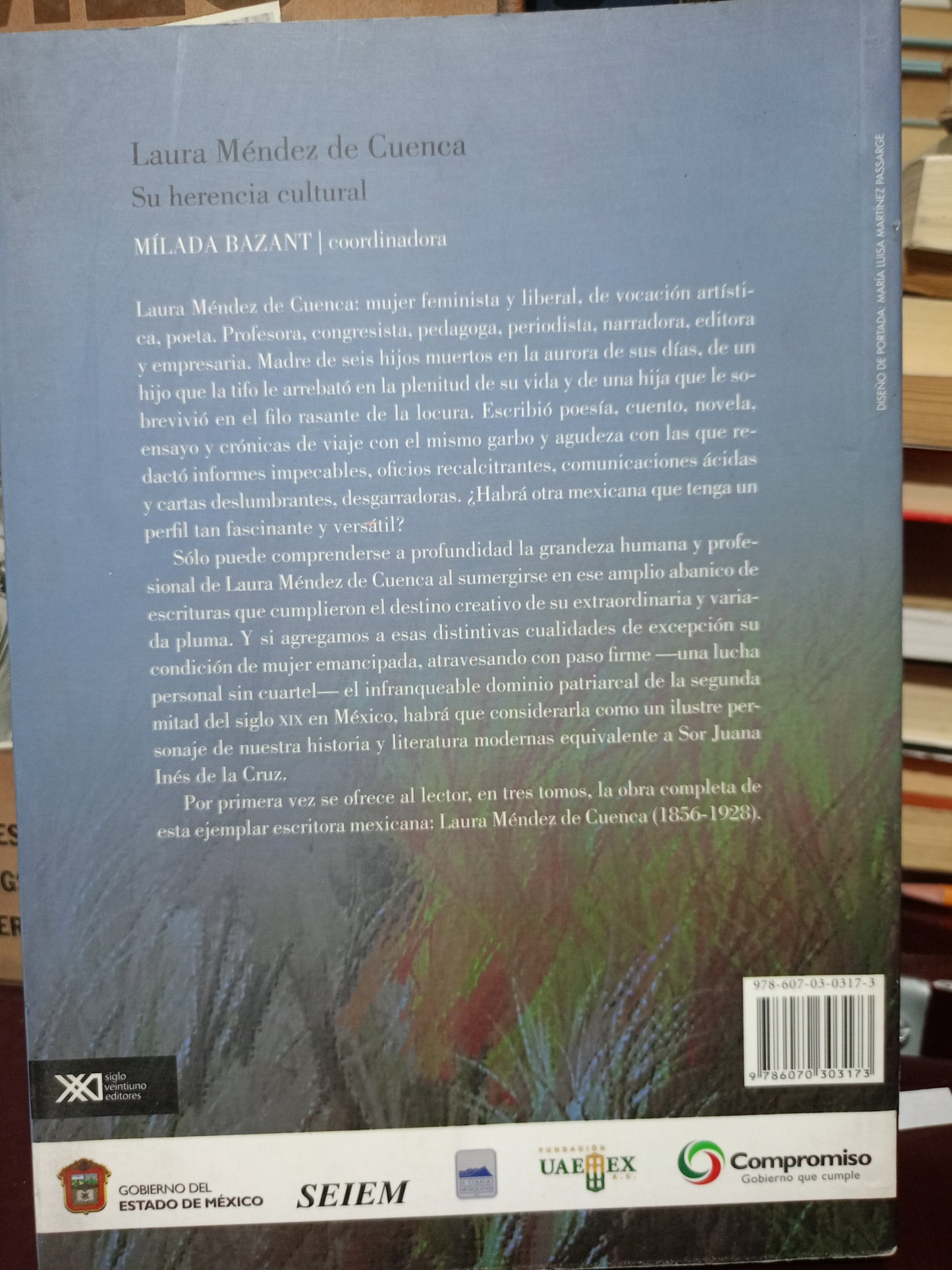 LAURA MÉNDEZ DE CUENCA SU HERENCIA CULTURAL MILADA BAZAT USADO NOVELA LITERARIO 305
