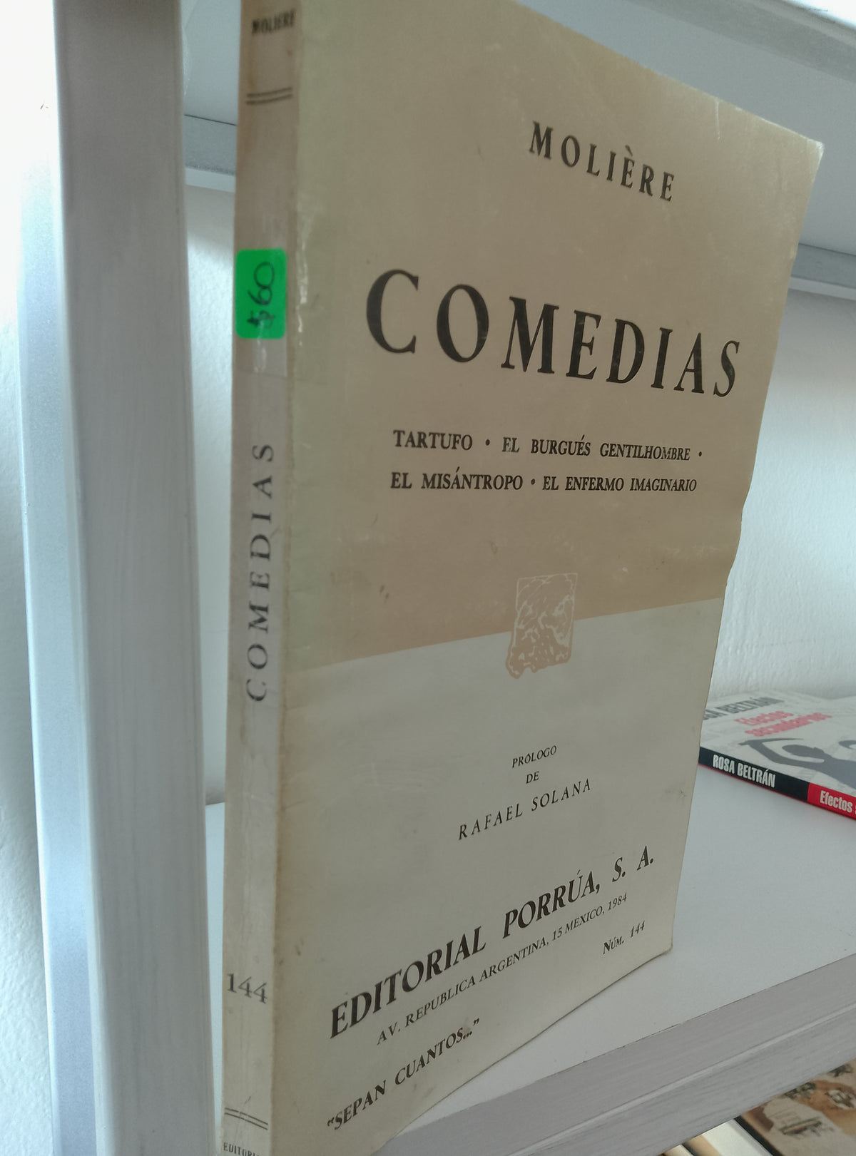 COMEDIAS MOLIERE USADO NOVELAS JUAREZ 515