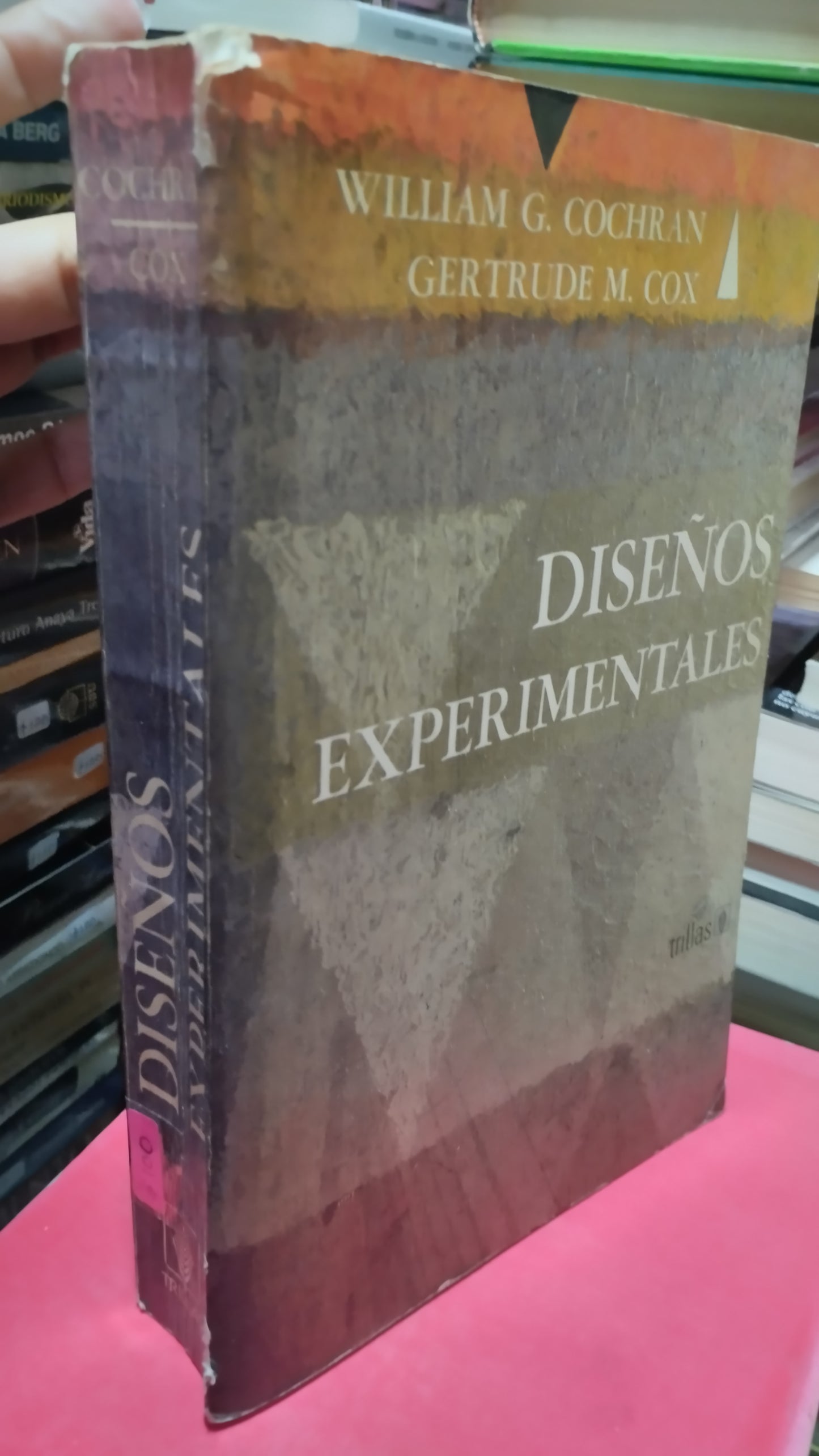 DISEÑOS EXPERIMENTALES POR WILLIAM G COCHRAN LIBRO USADO MATEMATICAS ALDAMA