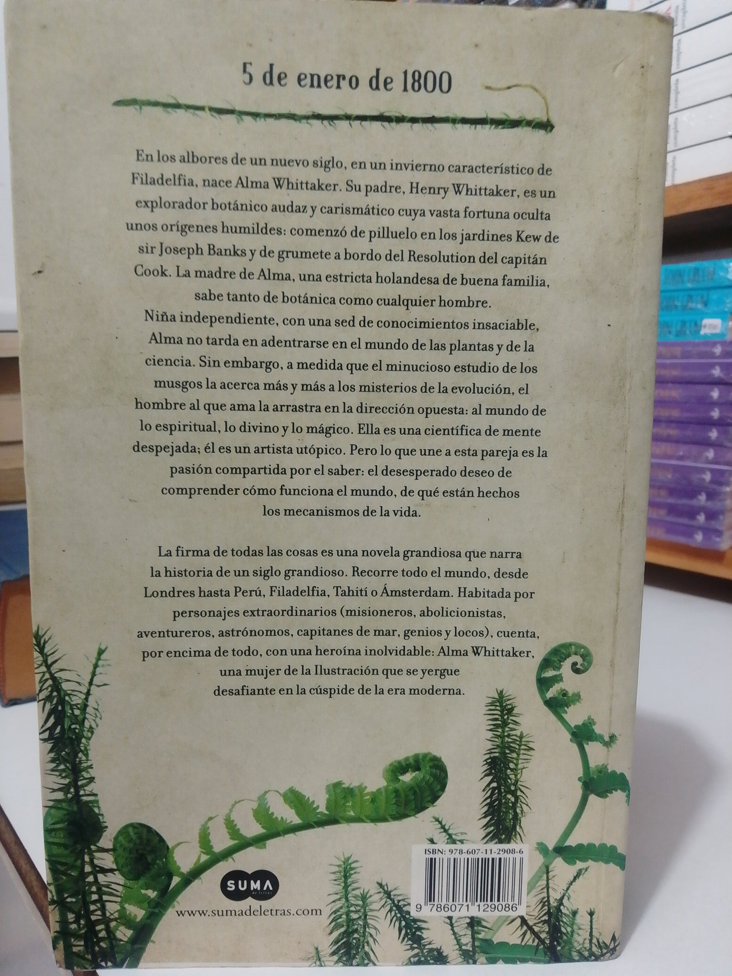 LA FIRMA DE TODAS LAS COSAS POR ELIZABETH GILBERT USADO NOVELA JUAREZ