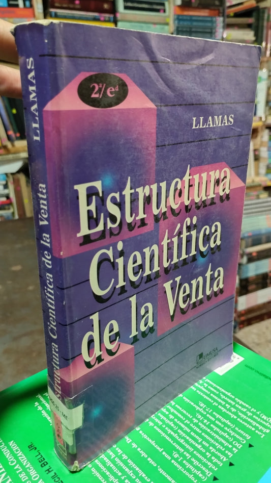 ESTRUCTURA CIENTIFICA DE LA VENTA POR LLAMAS LIBRO USADO ADMINISTRACION ALDAMA