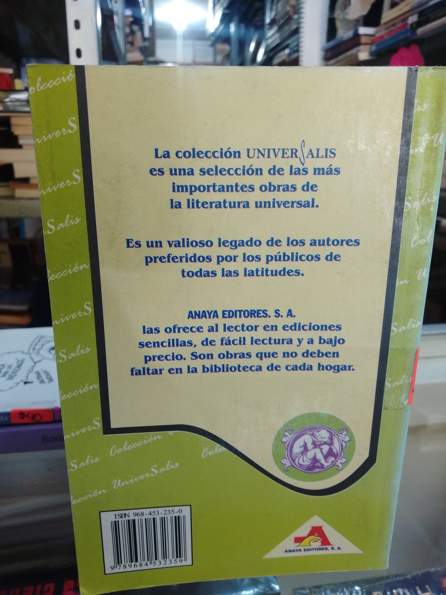 EL PERIQUILLO SARNIENTO POR FRANCISCO FERNANDEZ DE LIZARDI USADO NOVELAS JUAREZ