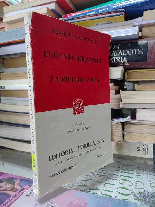 EUGENIA DE GRANDET LA PIEL DE ZAPA POR HONORATO DE BALZAC USADO NOVELAS JUAREZ