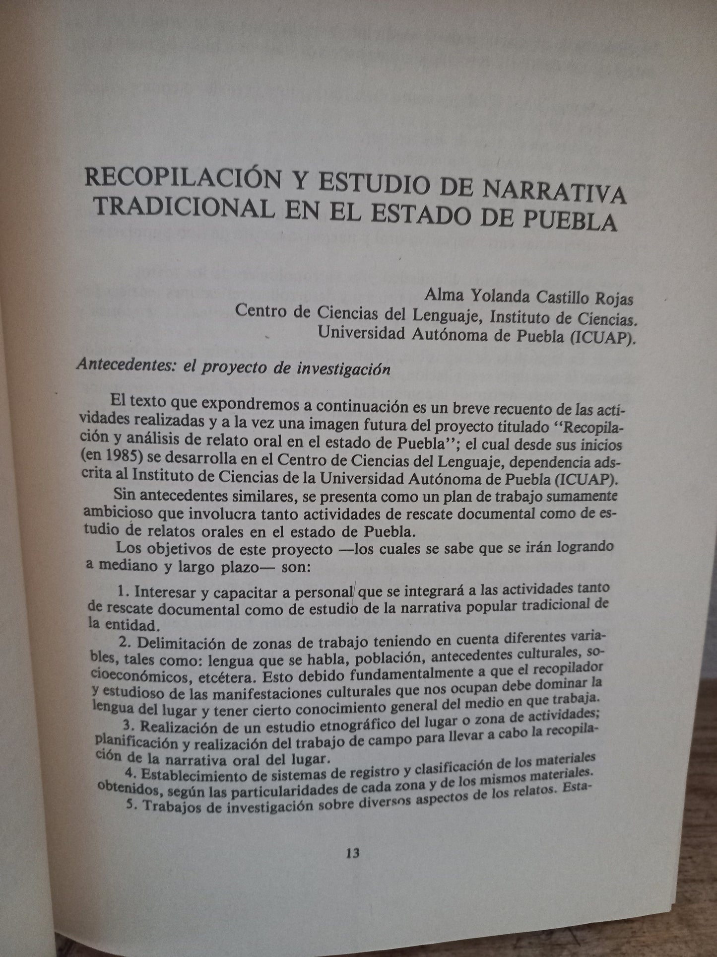 PRIMER COLOQUI SOBRE PUEBLA OCTUBRE DE 1990 USADO HISTORIA LITERARIO 305