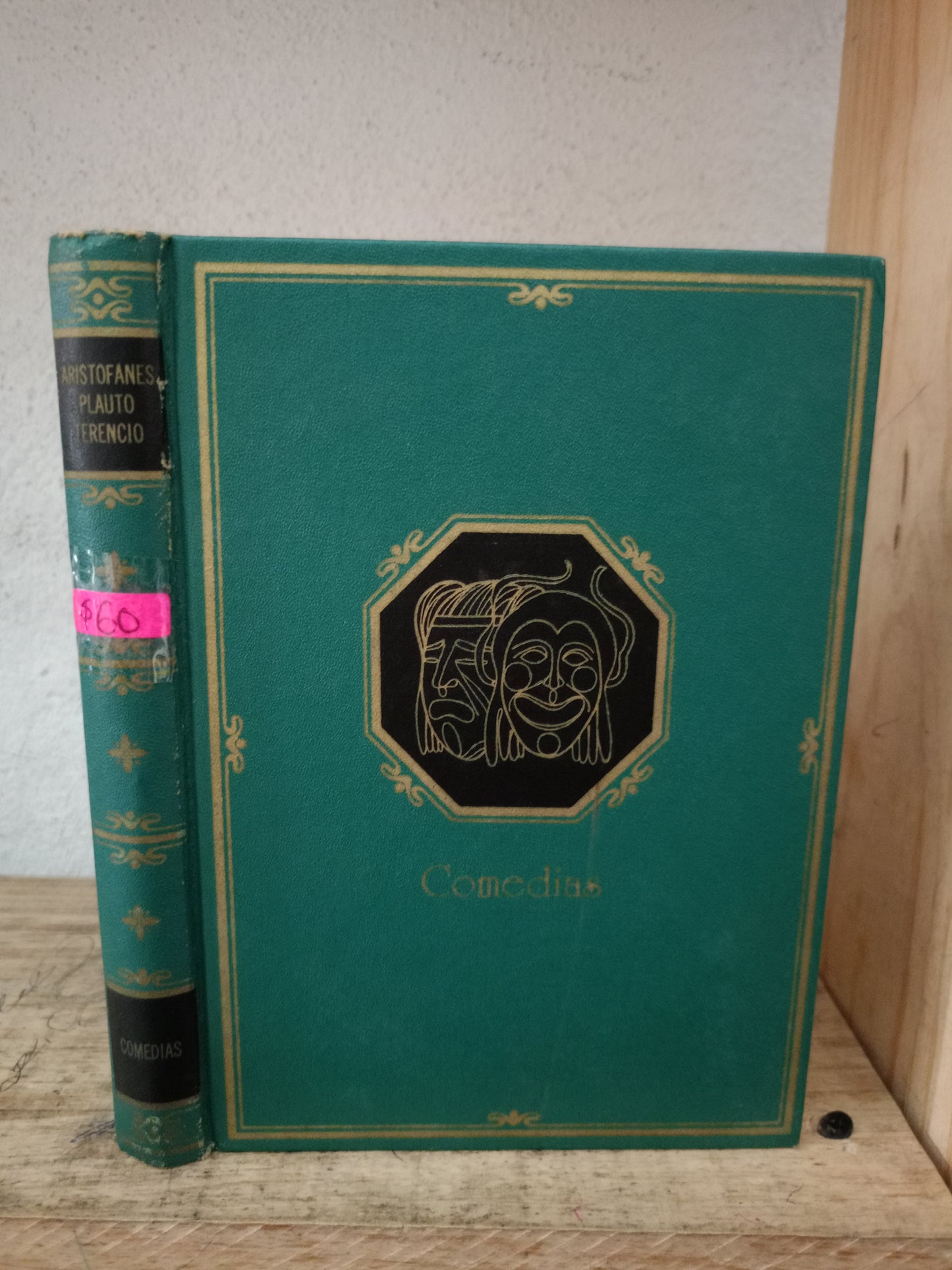 COMEDIAS POR ARISTÓFANES, PLAUTO Y TERENCIO USADO NOVELA LITERARIO 305