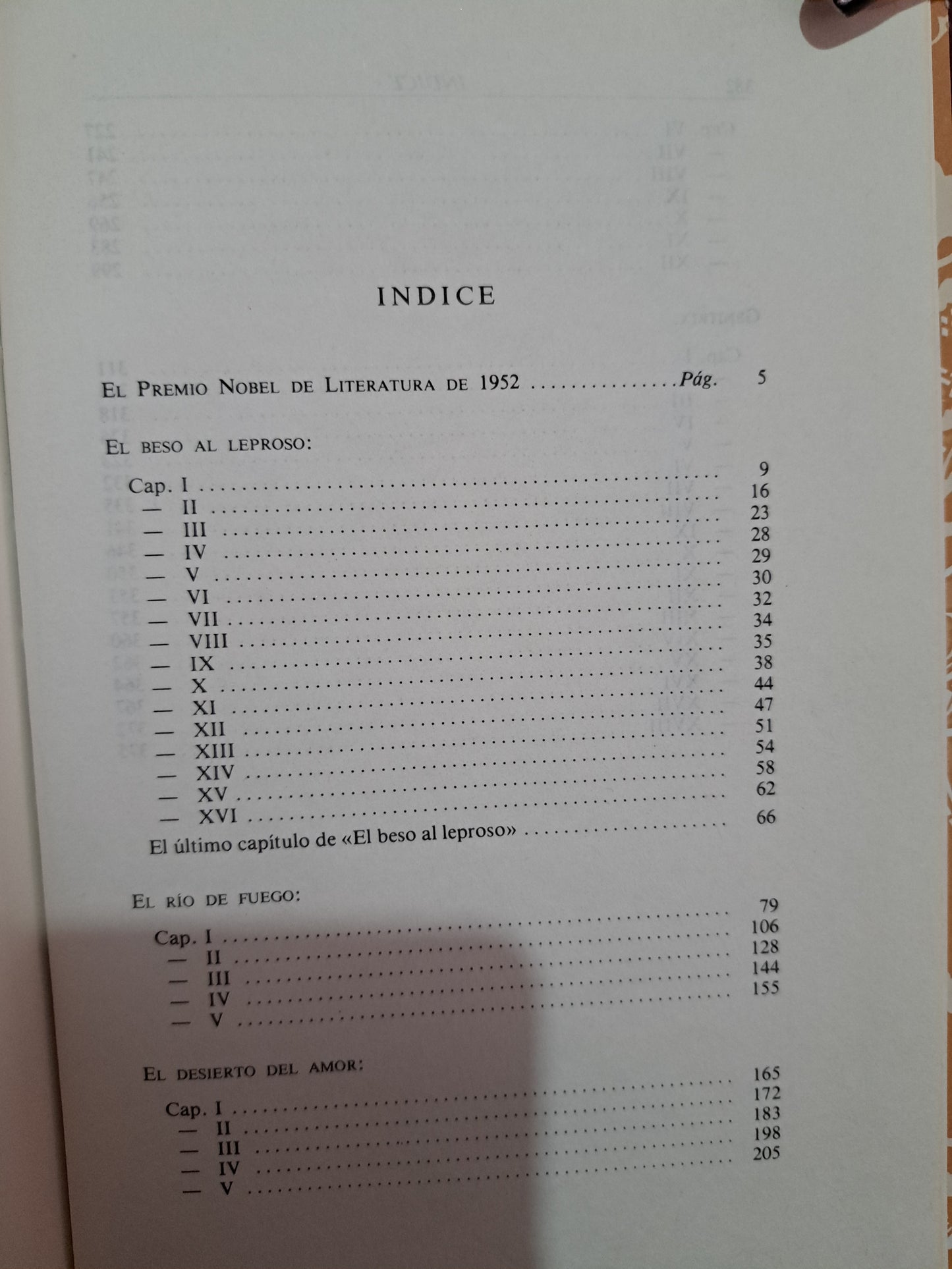 PREMIO NOBEL DE LITERATURA 1952 FRANCOIS MAURIAC USADO NOVELA LITERARIO 305